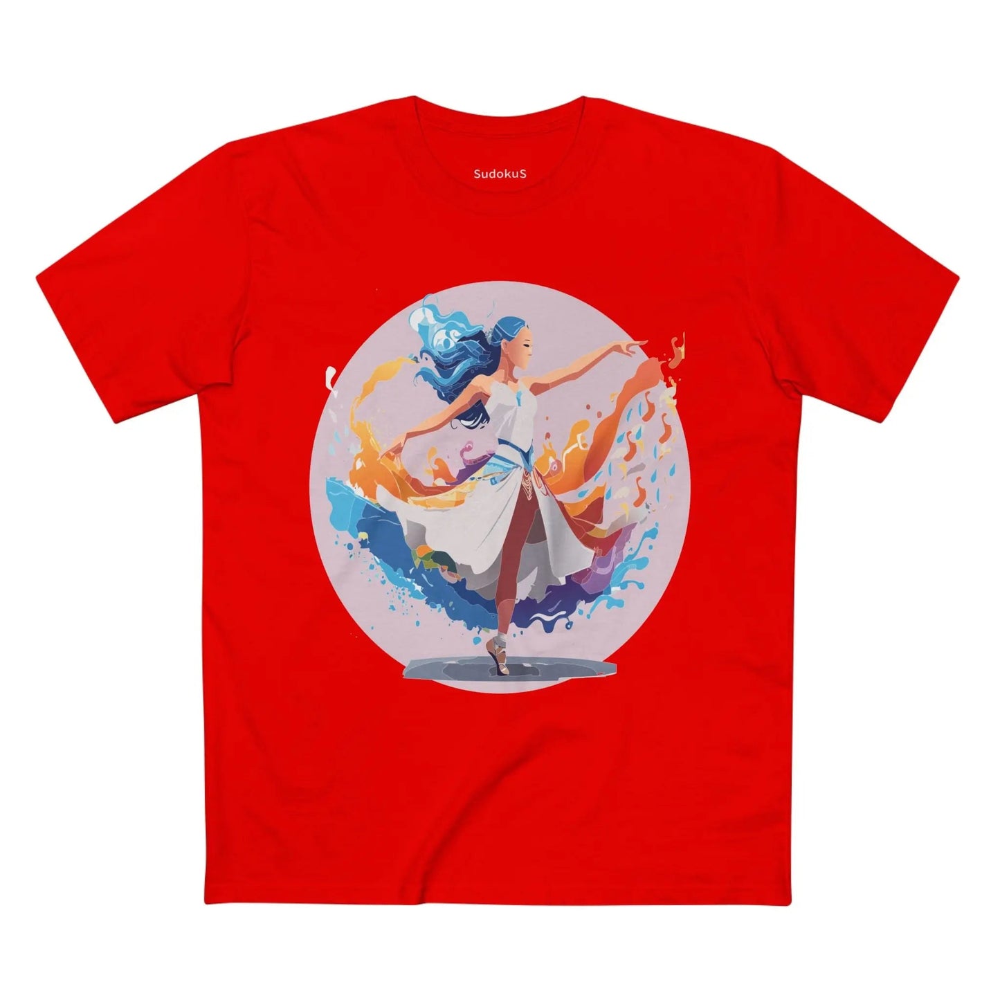 Dancer Graphic Unisex 100 Cotton Staple Tee 11