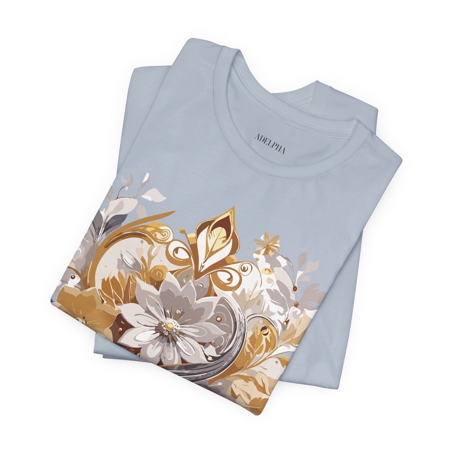 Adelpha Vintage Inspired Unisex Graphic Tee Short Sleeve Jersey Art Design Premium Casual Wear