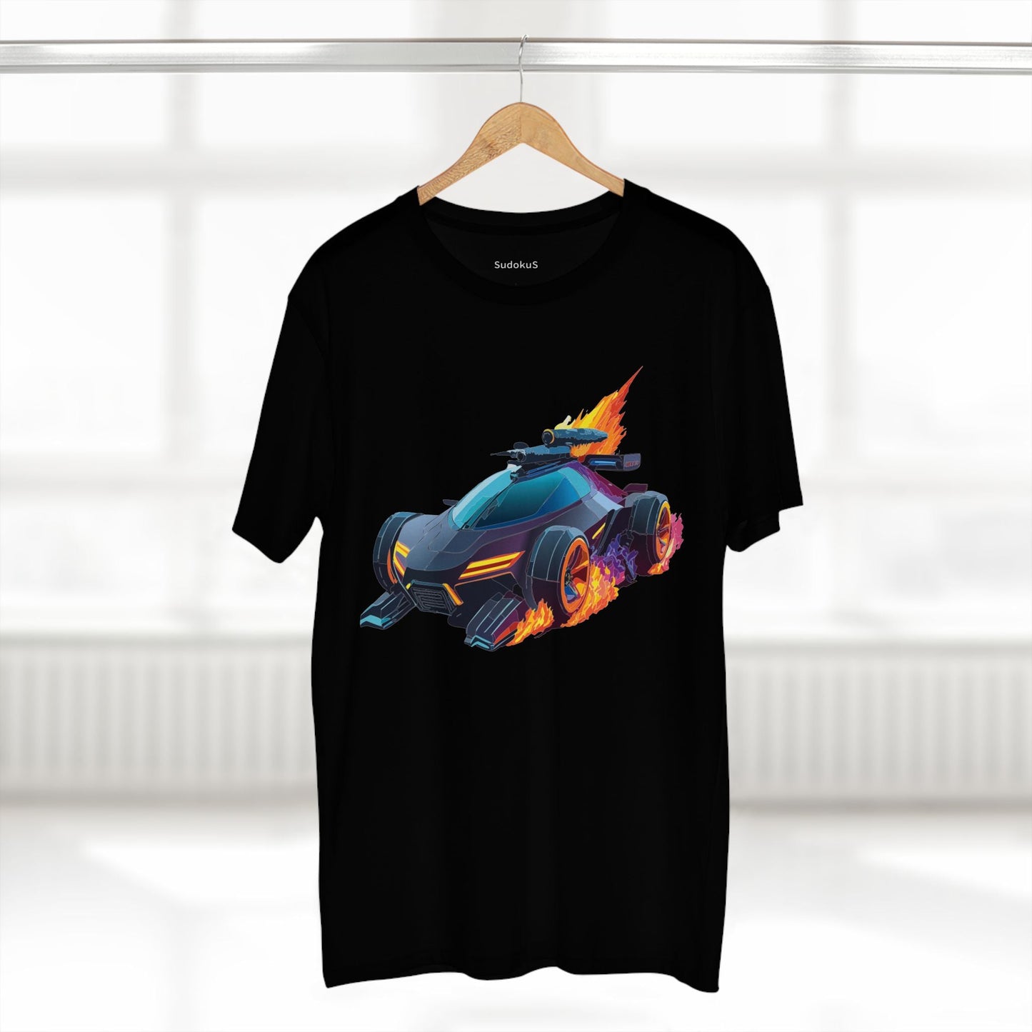 Car Graphic Unisex 100 Cotton Staple Tee 15