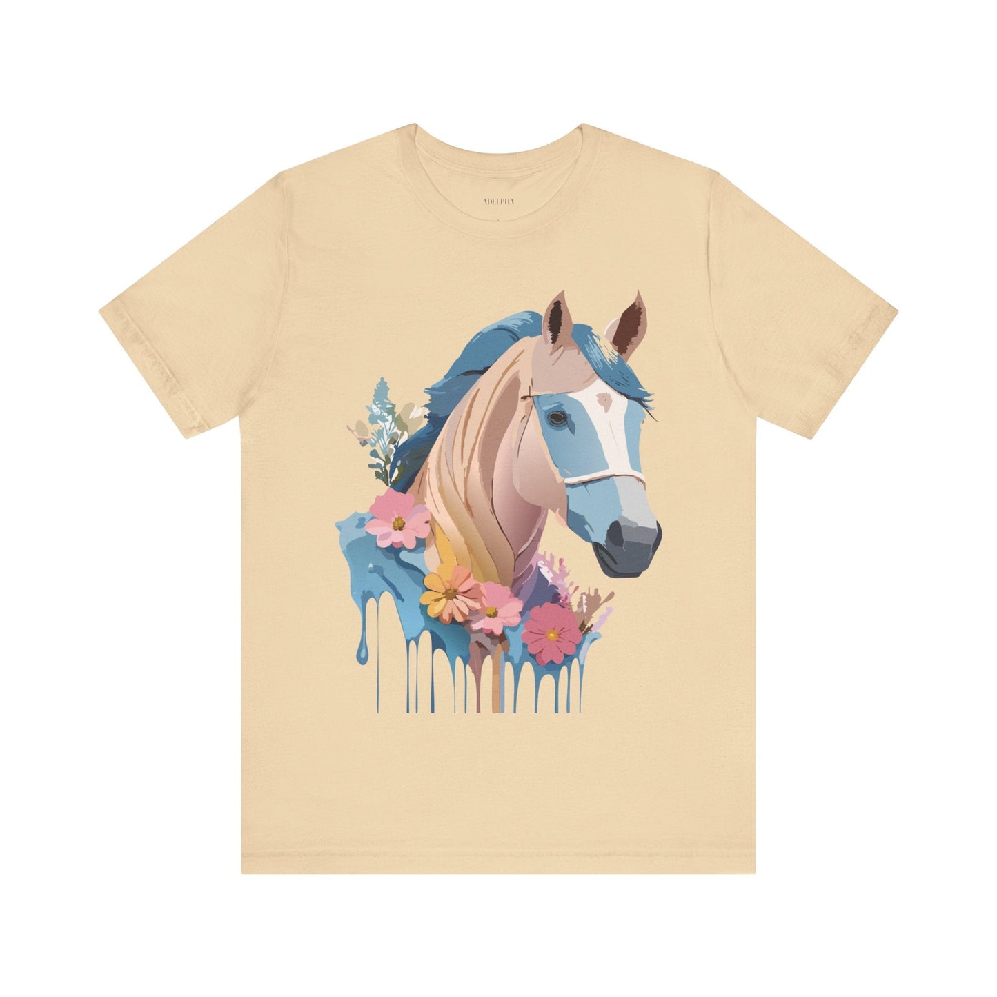 Horse Graphic Unisex 100 Cotton Vintage Animal Art T-Shirt 13