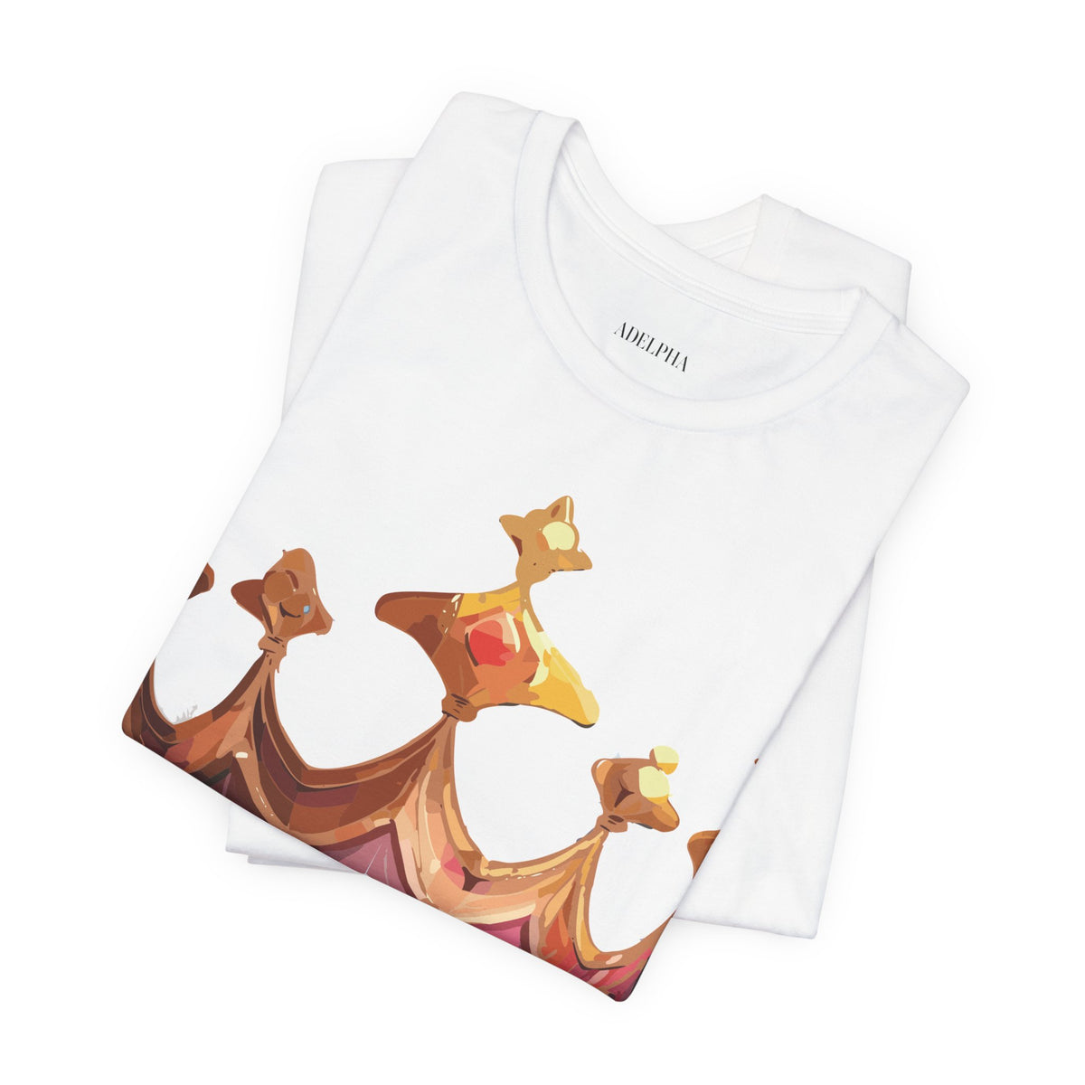 Crown Graphic Unisex Cotton Bella+Canvas Tee with Art Design m12