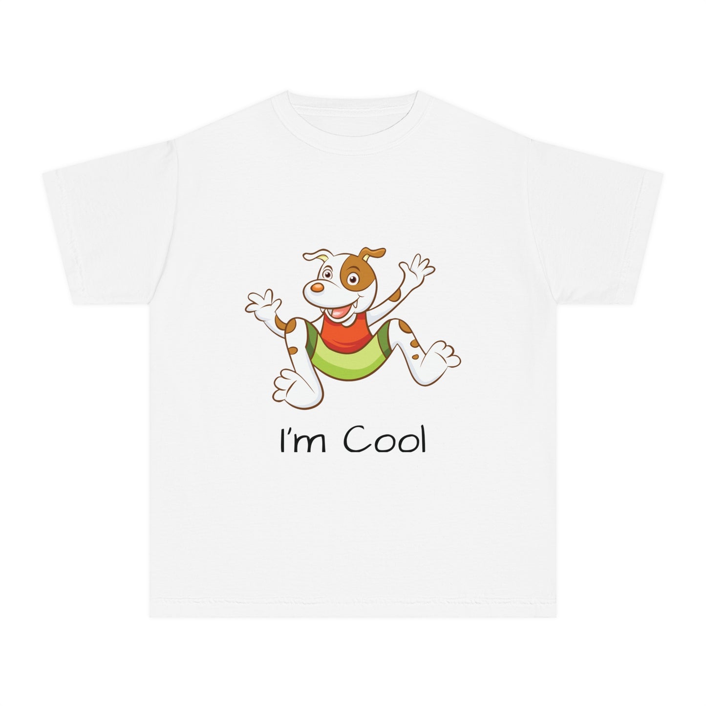 Youth Tee Shirt with Cool Dog