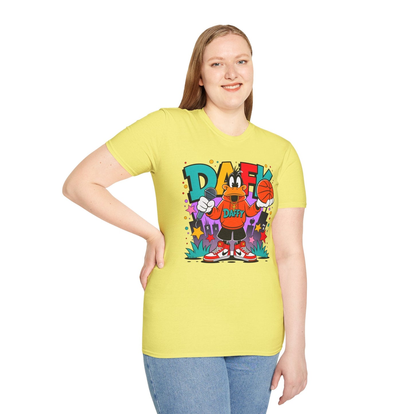 Funny Animals Cartoon T Shirt Unisex Graphic Tee Animation Shirt Softstyle Cotton