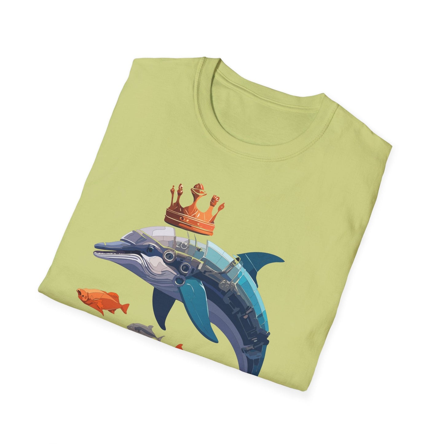 Dolphin Shirt Unisex Softstyle Short Sleeve Tee Gildan 64000 100 Percent Ring Spun Cotton