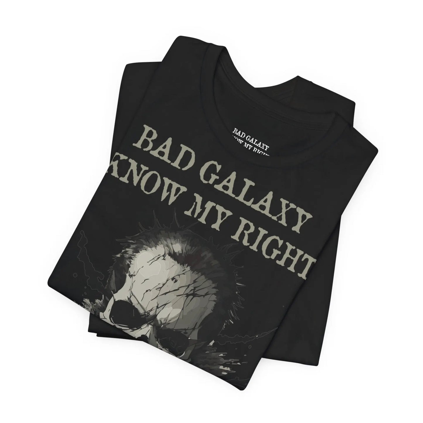 Bad Galaxy Skull T Shirt Made In USA 100 Percent Cotton Eco Friendly Inks Durable Stitching