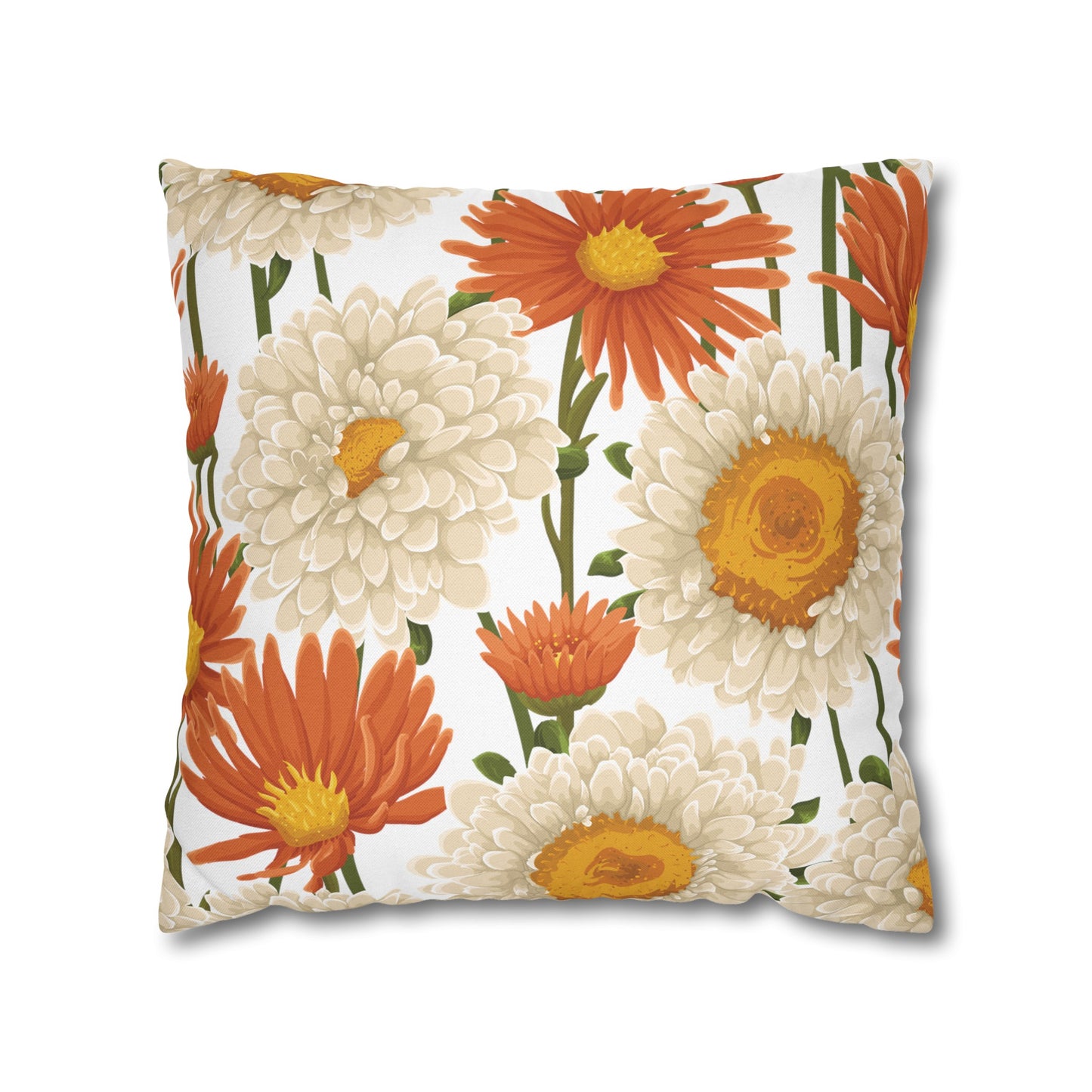 Floral Poly Pillowcase