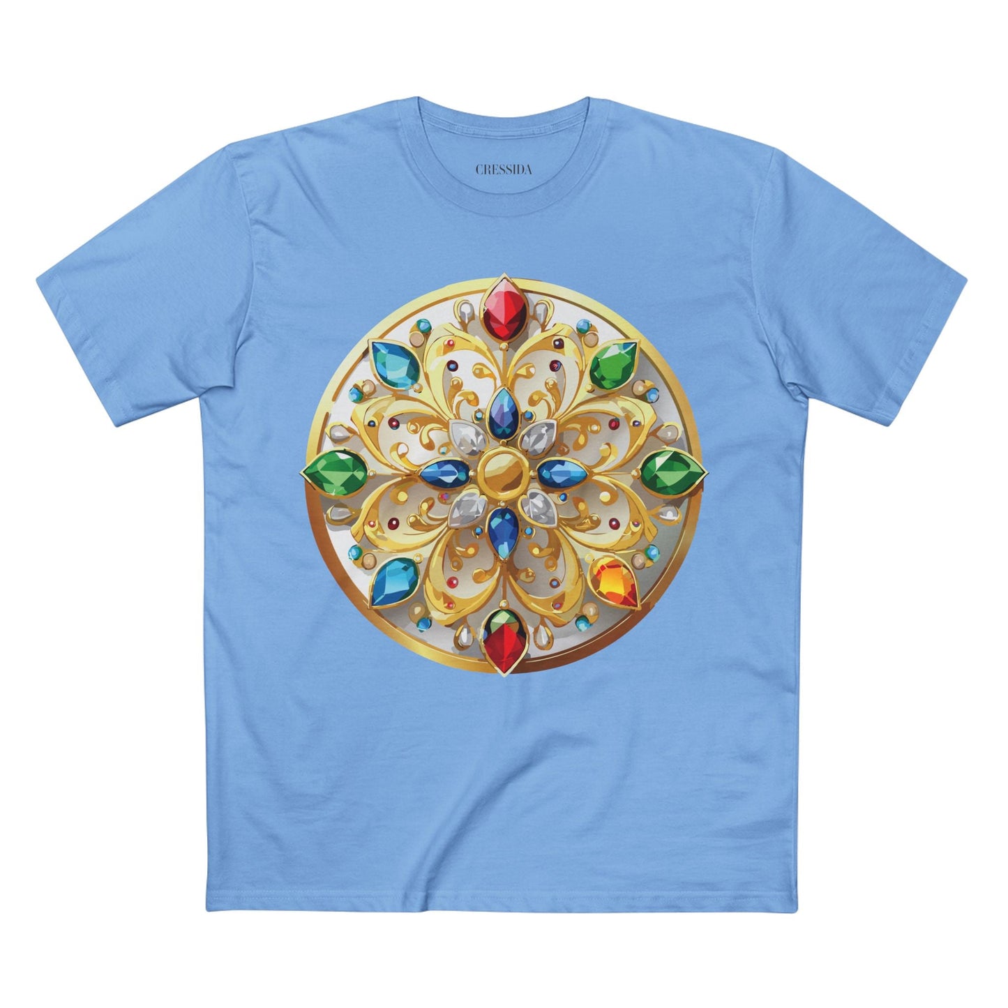 Medallion Graphic T-Shirt Unisex 100 Cotton With Gold Art Design Medal Tee 3