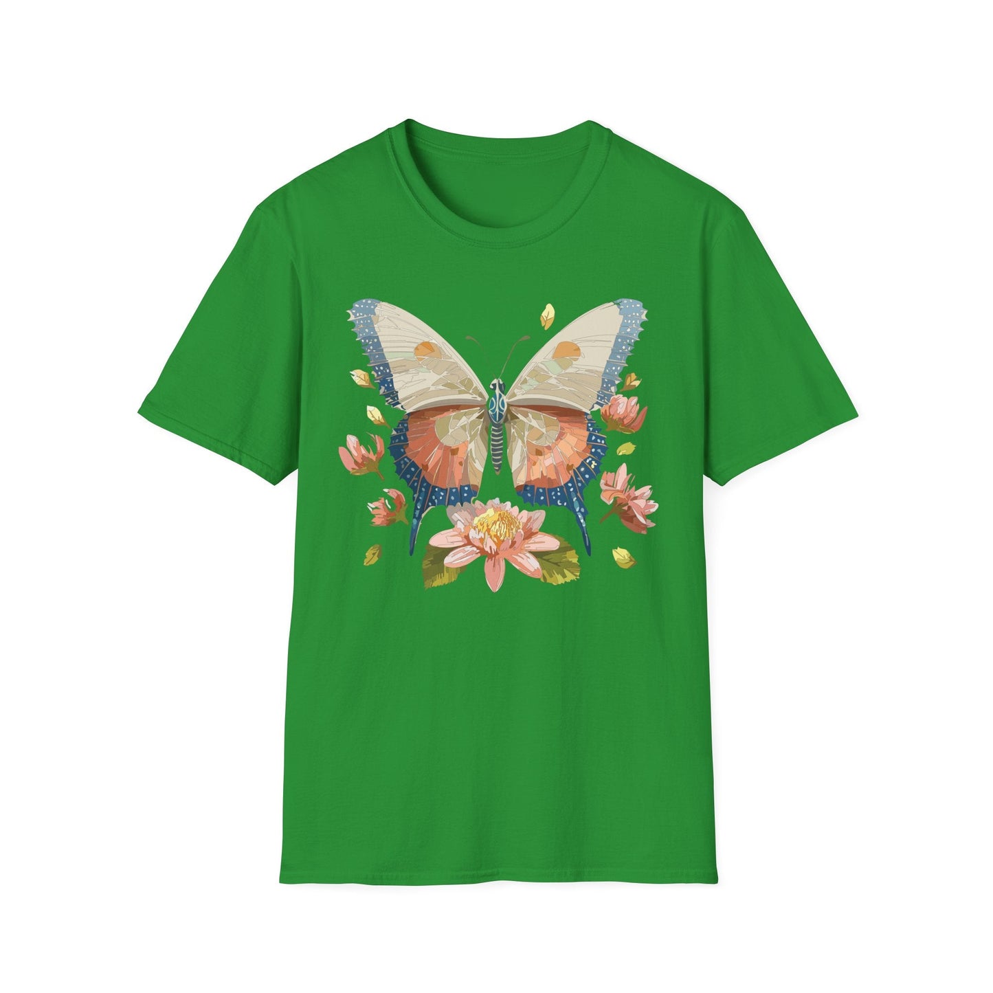 Butterfly Shirt Unisex Softstyle T Shirt Gildan 64000 100 Cotton Monarch Butterfly Gift