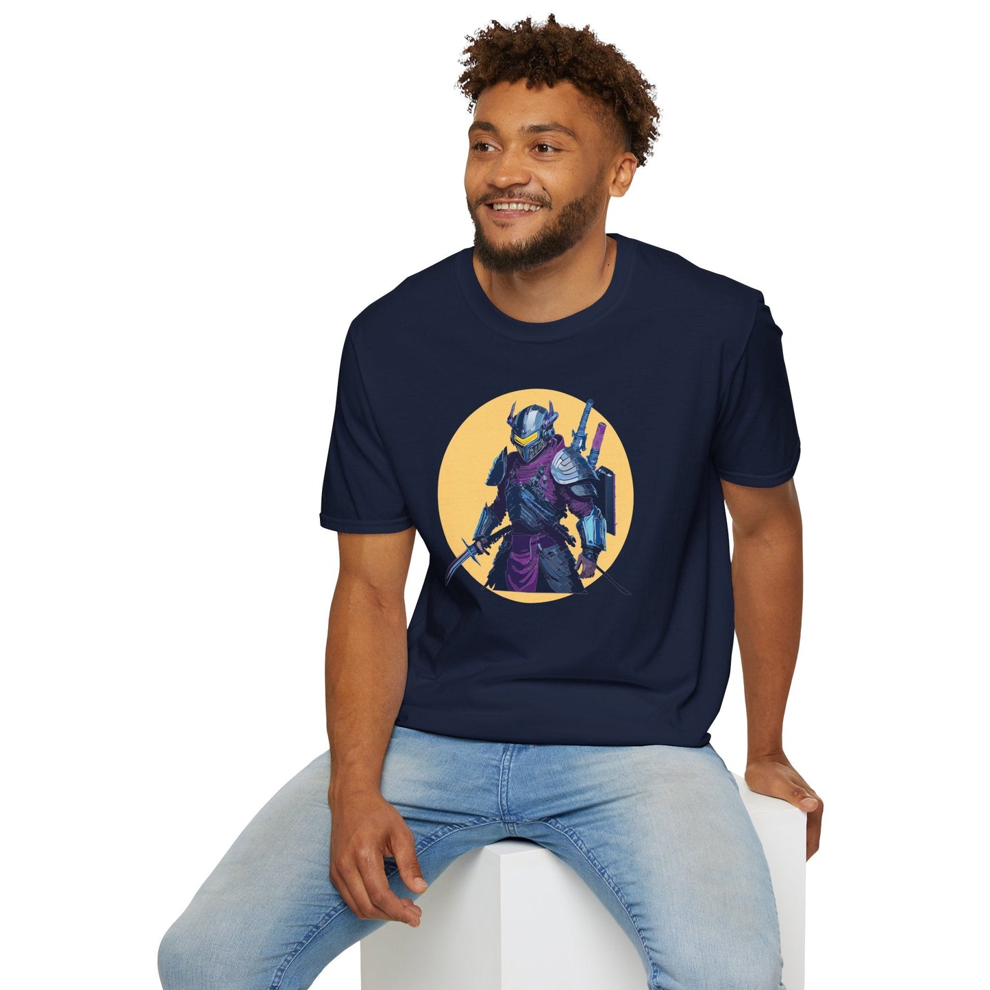 Samurai Shirt Unisex T Shirt Softstyle Gildan 64000 Cotton Tee Breathable Comfortable