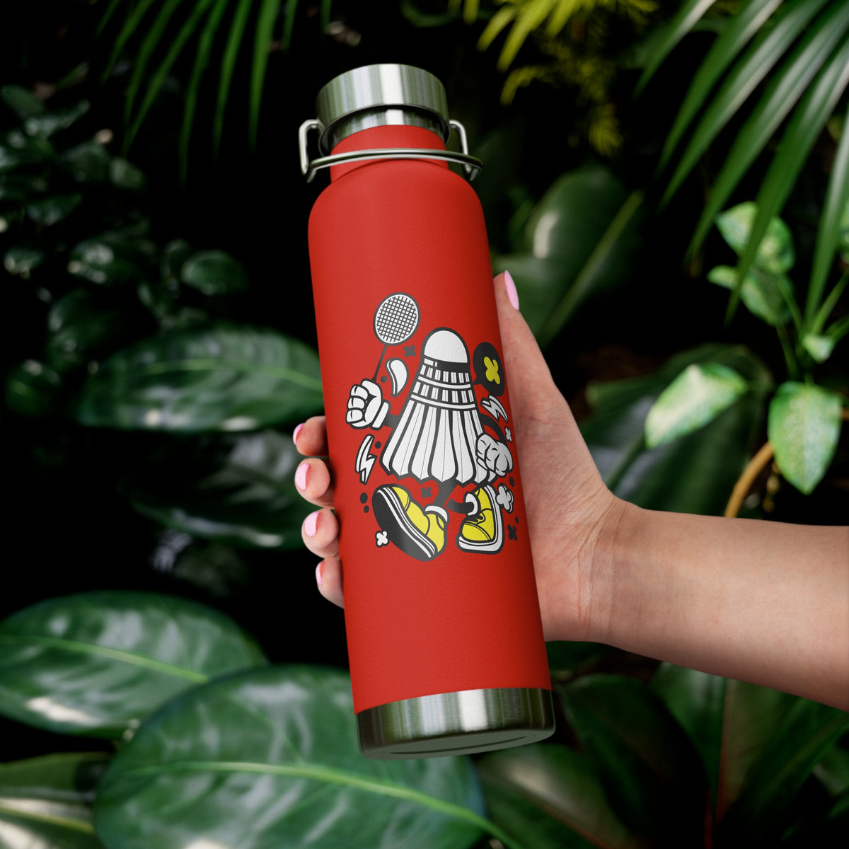 22oz Copper Insulated Water Bottle with Cartoon Design - CV35