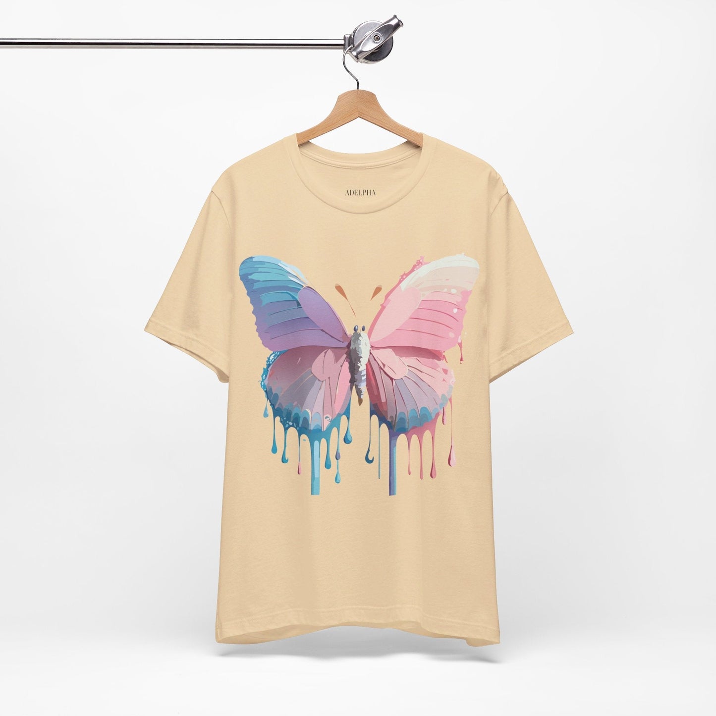 Butterfly Graphic Tee Unisex Vintage Inspired Art Design Adelpha