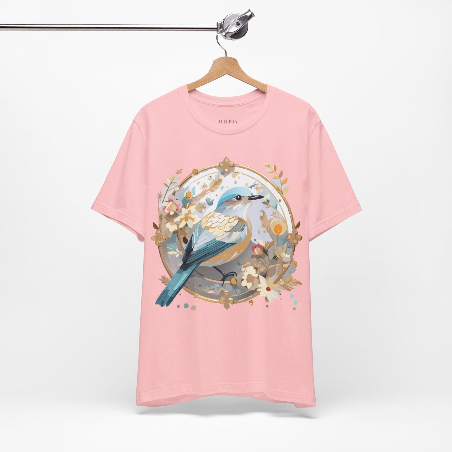 Adelpha Medallion Graphic T Shirt Unisex Short Sleeve Vintage Inspired Art Design