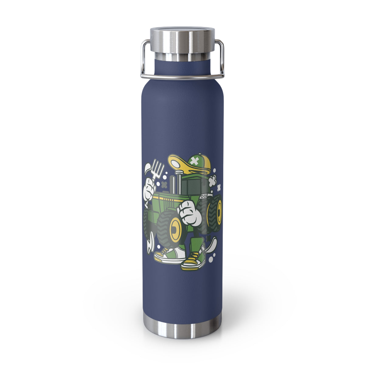 22oz Copper Insulated Water Bottle with Cartoon Design - CV40