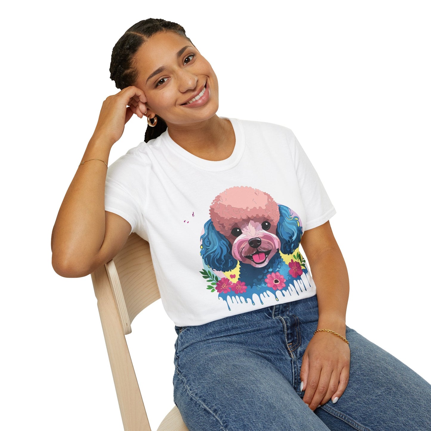 Dog Shirt Unisex Animal Tee Gildan Softstyle 64000 100 Percent Cotton