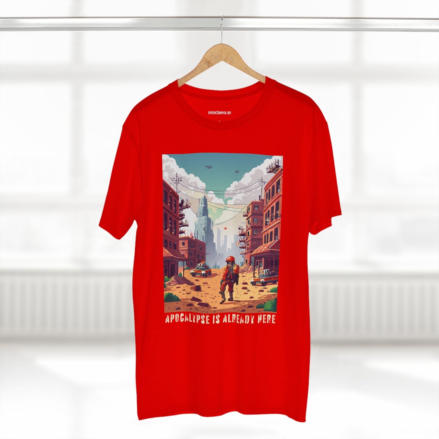 Cataclysm Doomsday Shirt Unisex Premium Cotton Tee With Original Art Design Retro2Nova
