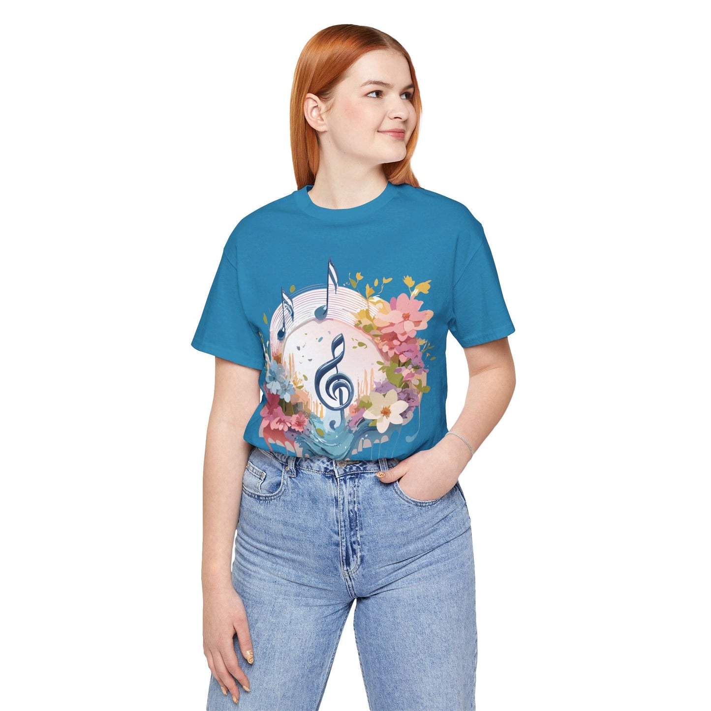 Adelpha Graphic Music T Shirt Unisex Jersey Short Sleeve Tee With Vintage Artwork