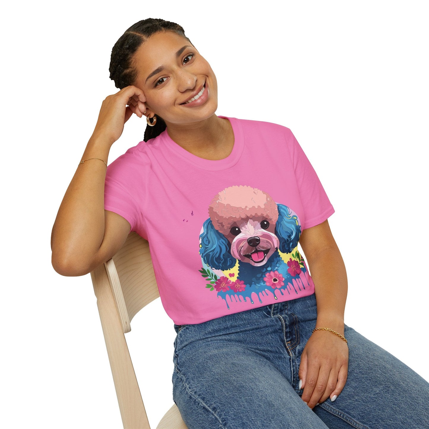 Dog Shirt Unisex Animal Tee Gildan Softstyle 64000 100 Percent Cotton