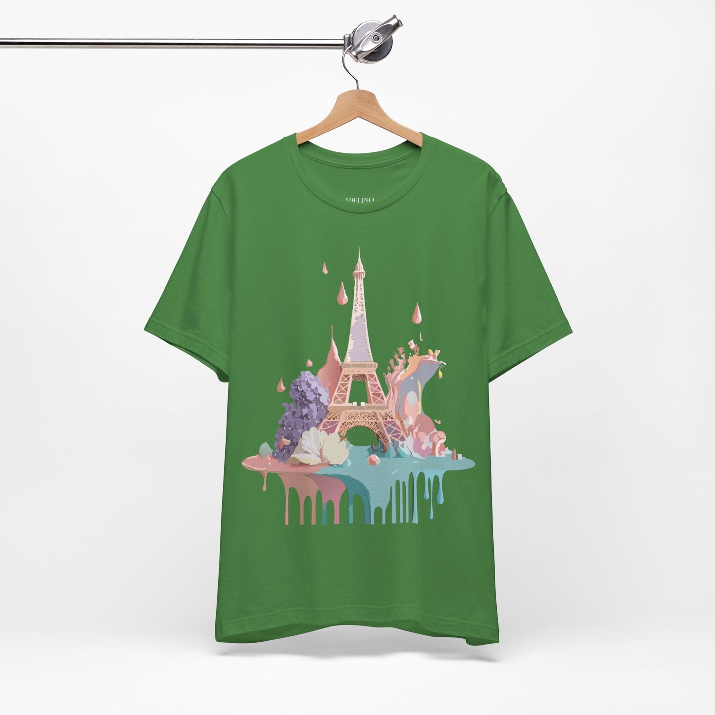 Paris Graphic Tee Unisex Short Sleeve With Vintage Inspired Artwork