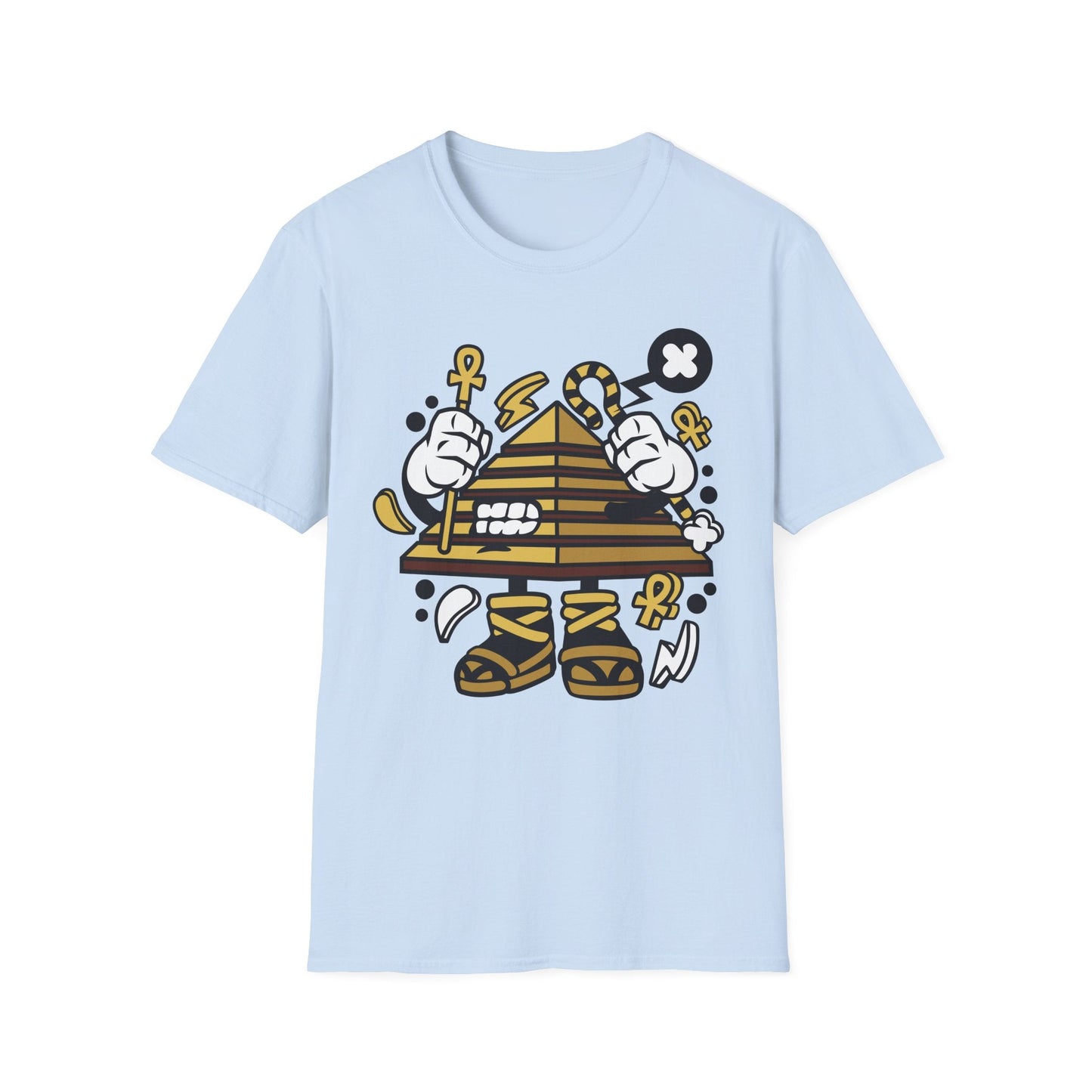 Cartoon T Shirt Animation T Shirt Funny Tee Shirt Short Sleeve Unisex Gildan Softstyle 64000 Cotton