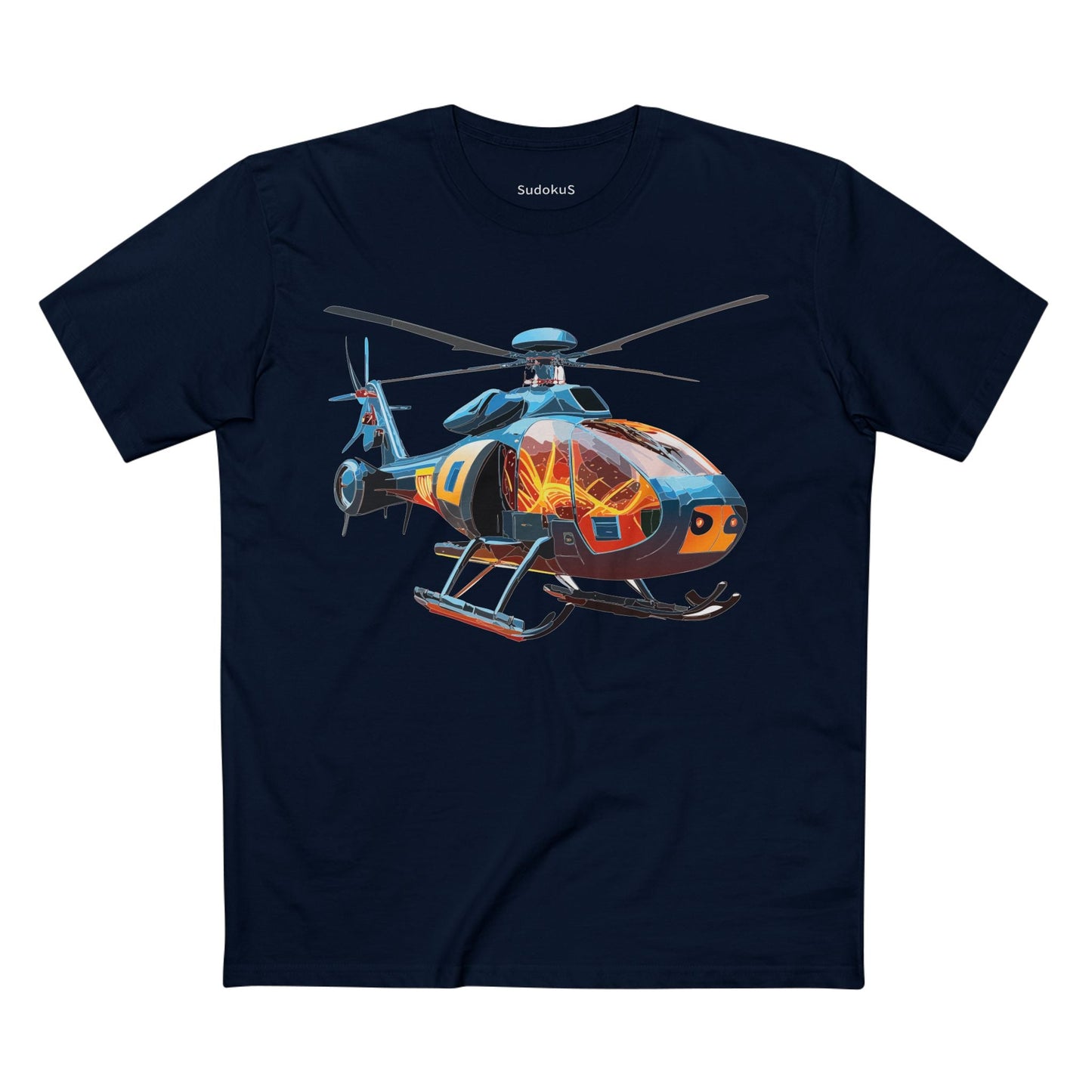 Chopper Graphic Unisex 100 Cotton Staple Tee 4