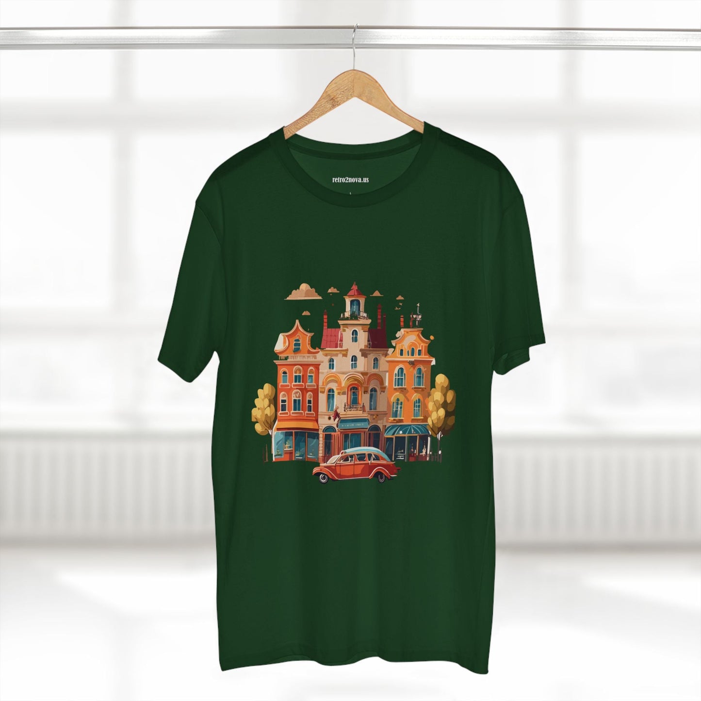 Retro Car Shirts Vintage Car Shirts RC22 Unisex Premium Cotton Tee With Original Art Design