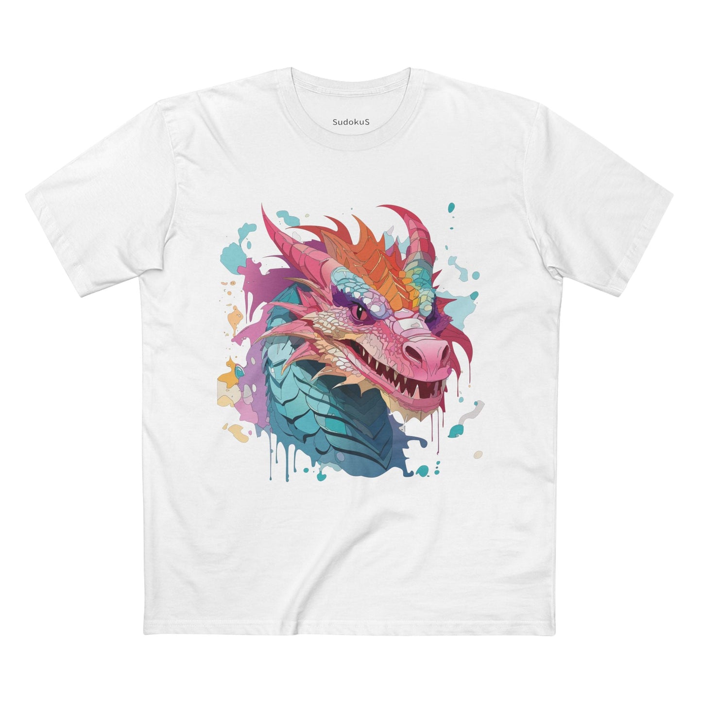 Dragon Graphic Unisex 100 Cotton Staple Tee 4