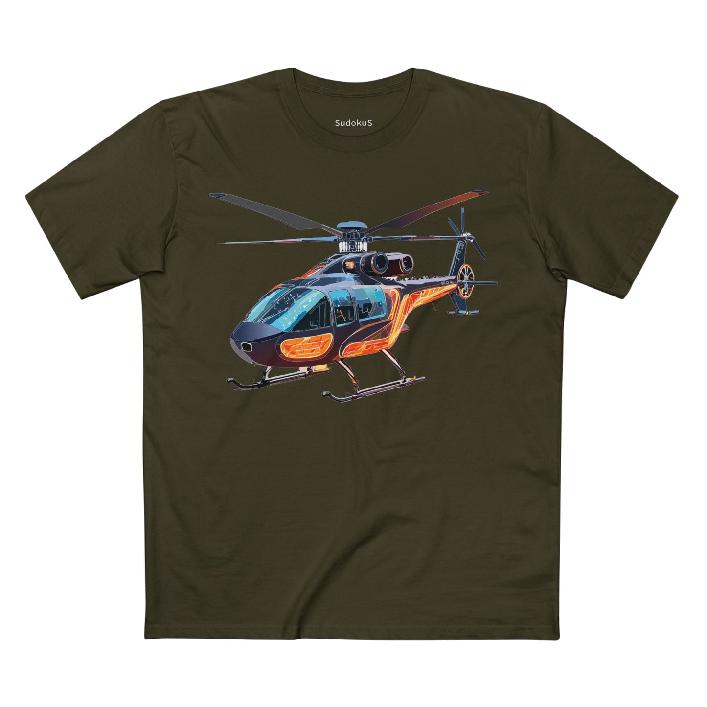 Chopper Graphic Unisex 100 Cotton Staple Tee 7