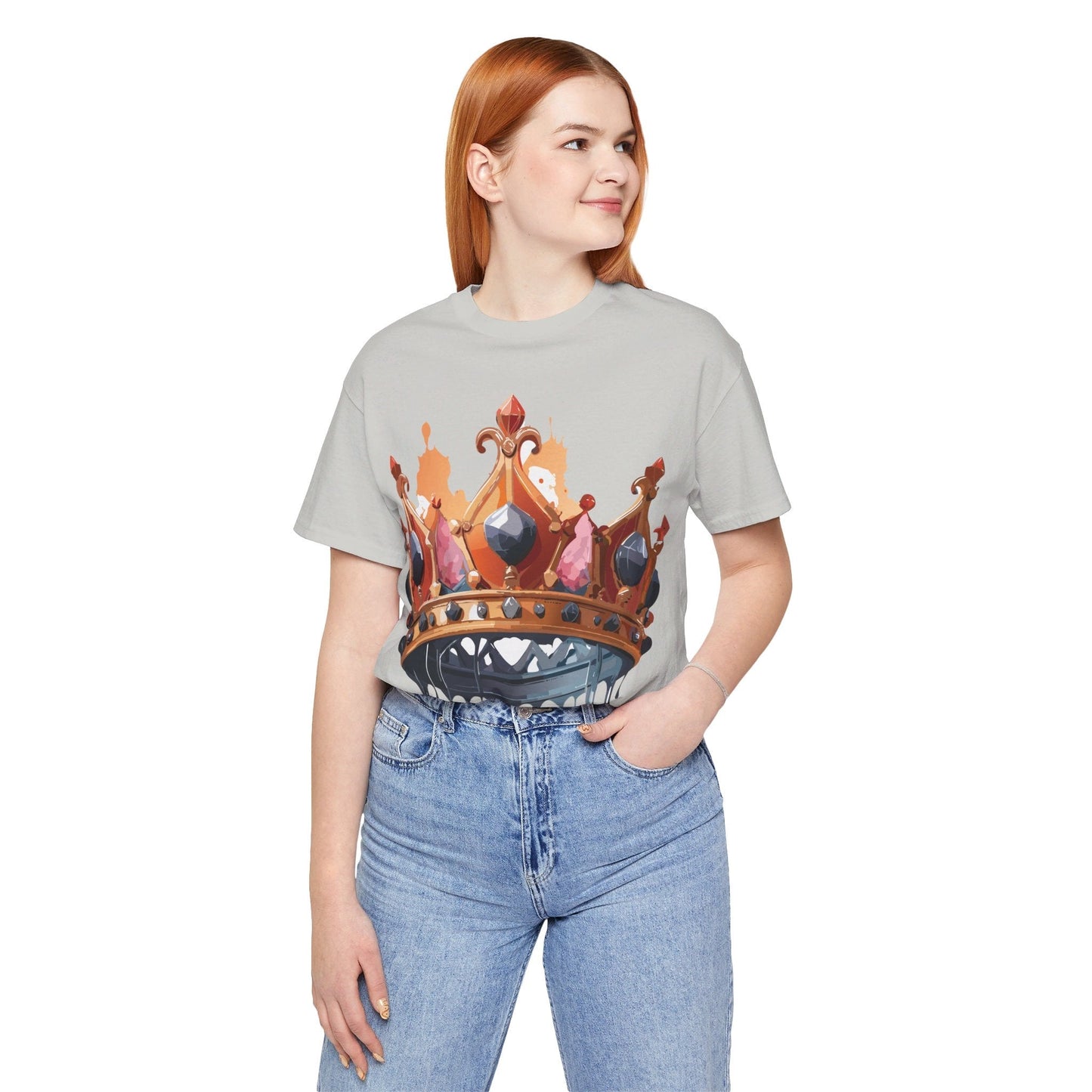 Crown Graphic Unisex 100 Cotton Vintage Artwork Tee 10