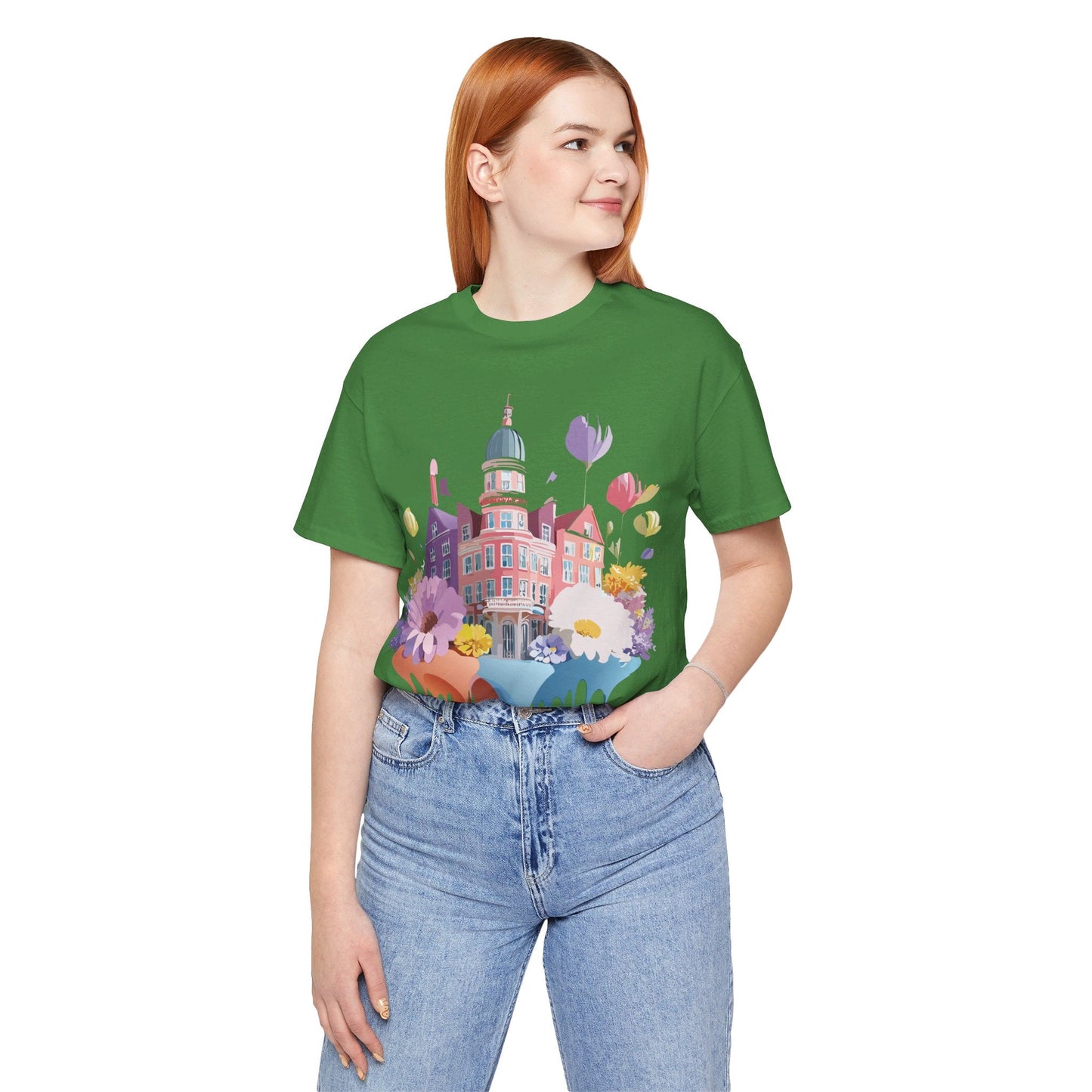 Amsterdam Tourist Shirt Unisex Graphic Tee With Vintage Adelpha Artwork For Everyday Wear