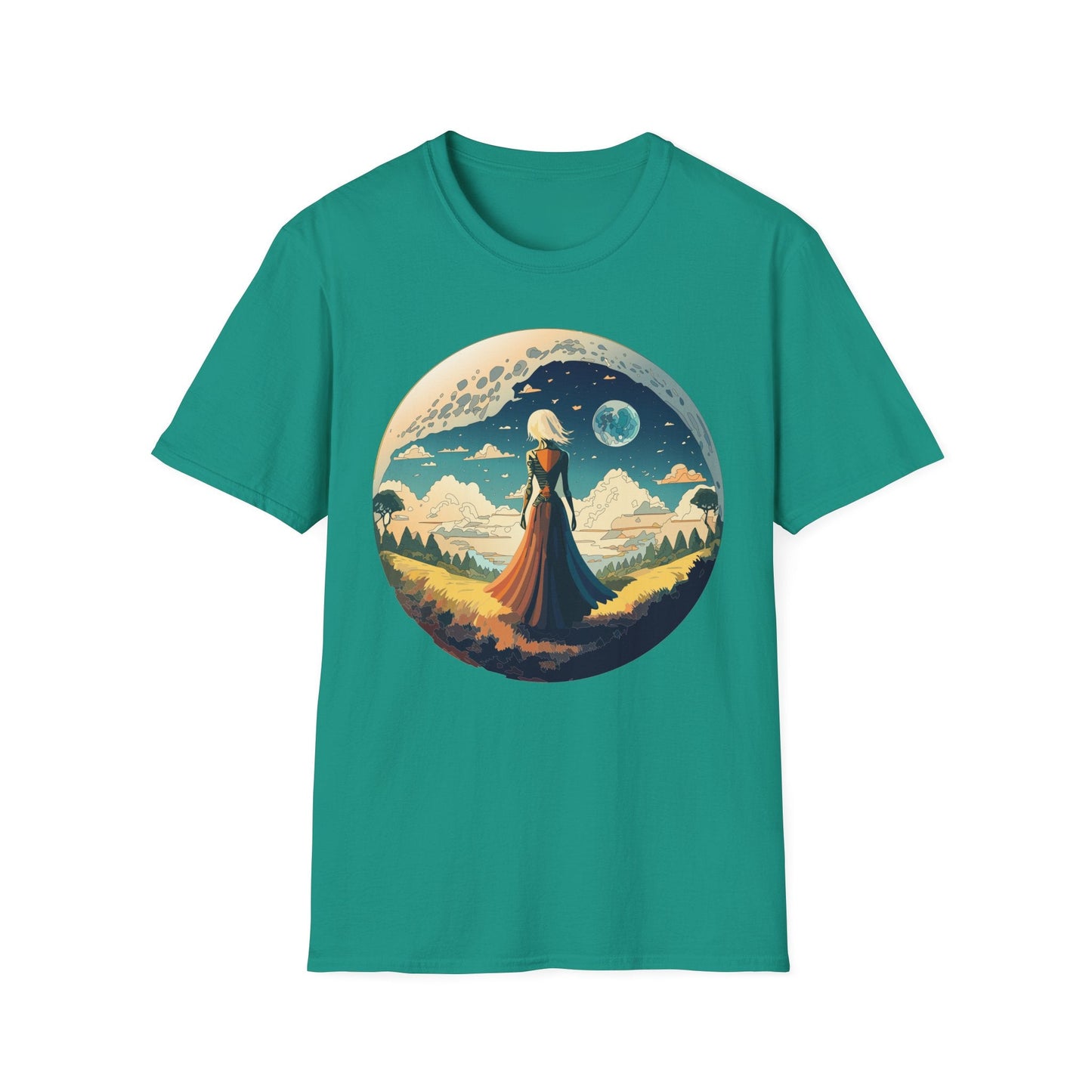 Womens Graphic T Shirts Art Design Tee Unisex Softstyle 64000 Cotton Tee Comfortable Everyday Wear
