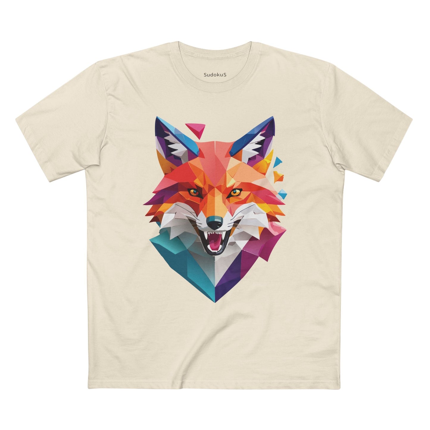 Fox Graphic Unisex 100 Cotton Staple Tee with Animal Design Artwork 22