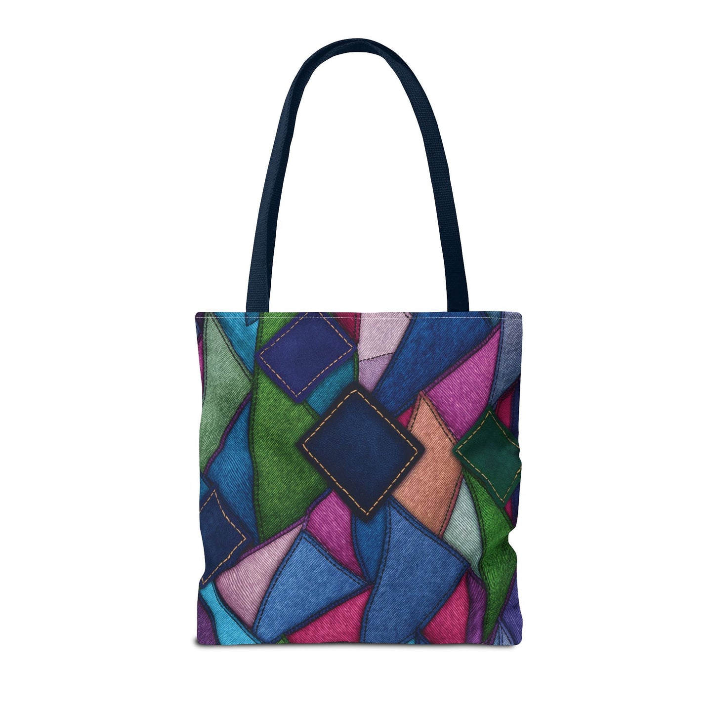 Denim Canvas Bag, Tote Bag Denim Printify