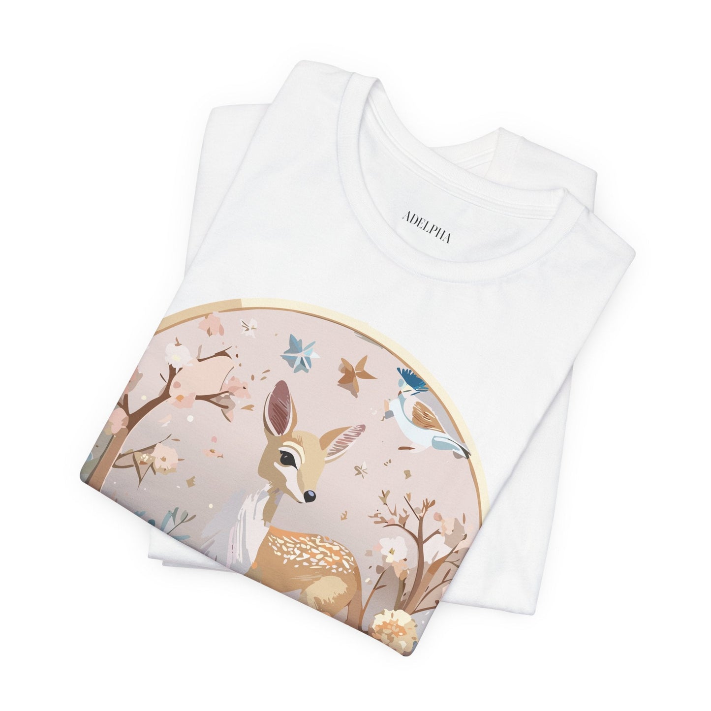 Medallion Graphic Unisex 100 Cotton Vintage Animal Medal Artwork Tee 9