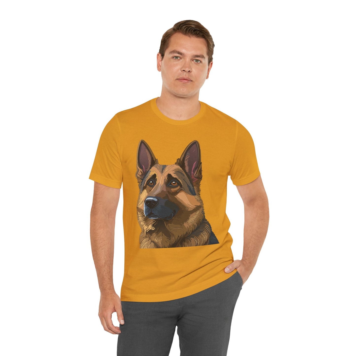 Unisex Animal Shirt With Art Design Tee Wild Animals Print Short Sleeve Comfort Tee
