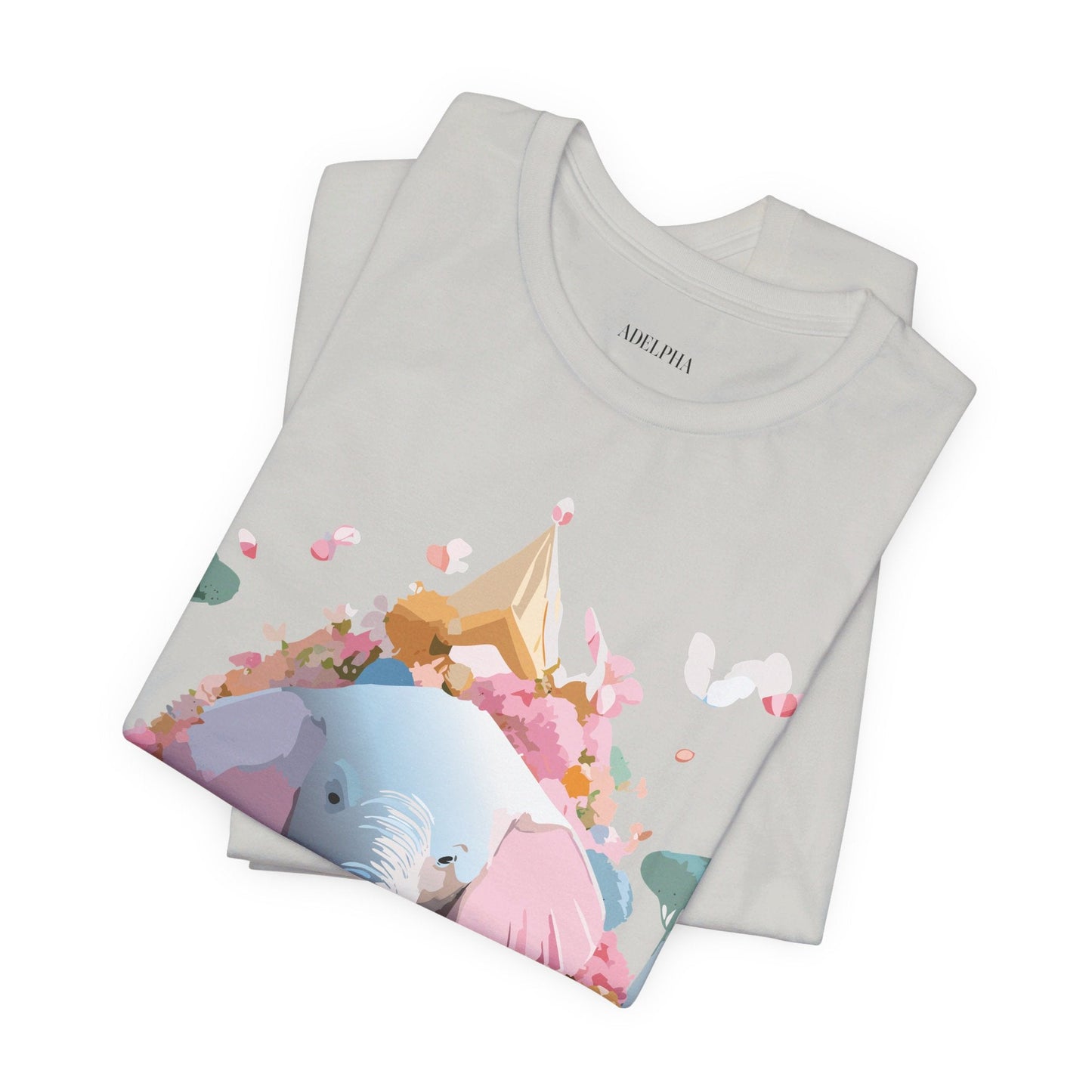 Elephant Graphic Unisex 100 Cotton Jersey Vintage Art Design Tee 19