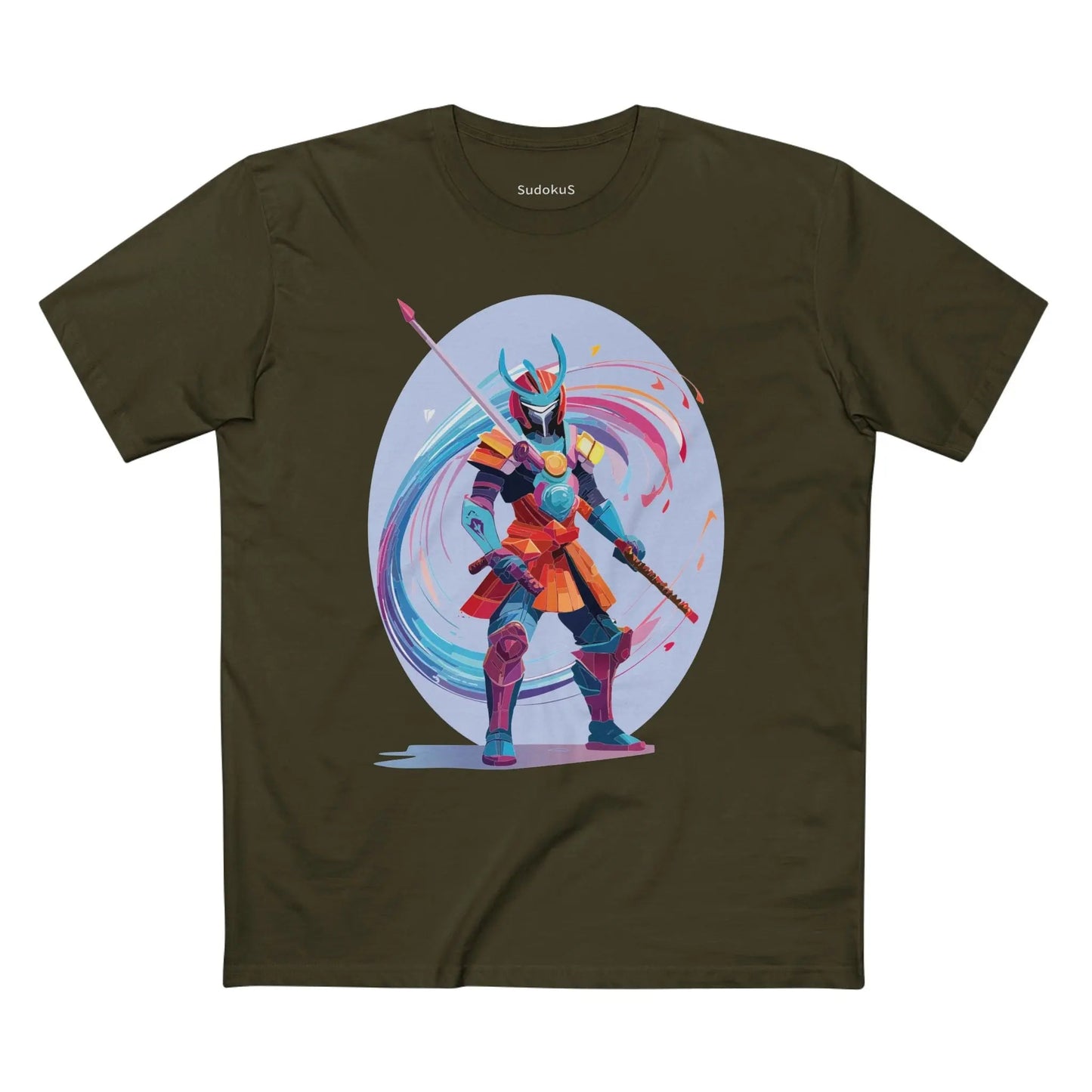 Samurai Graphic Unisex 100 Cotton Staple Tee 19