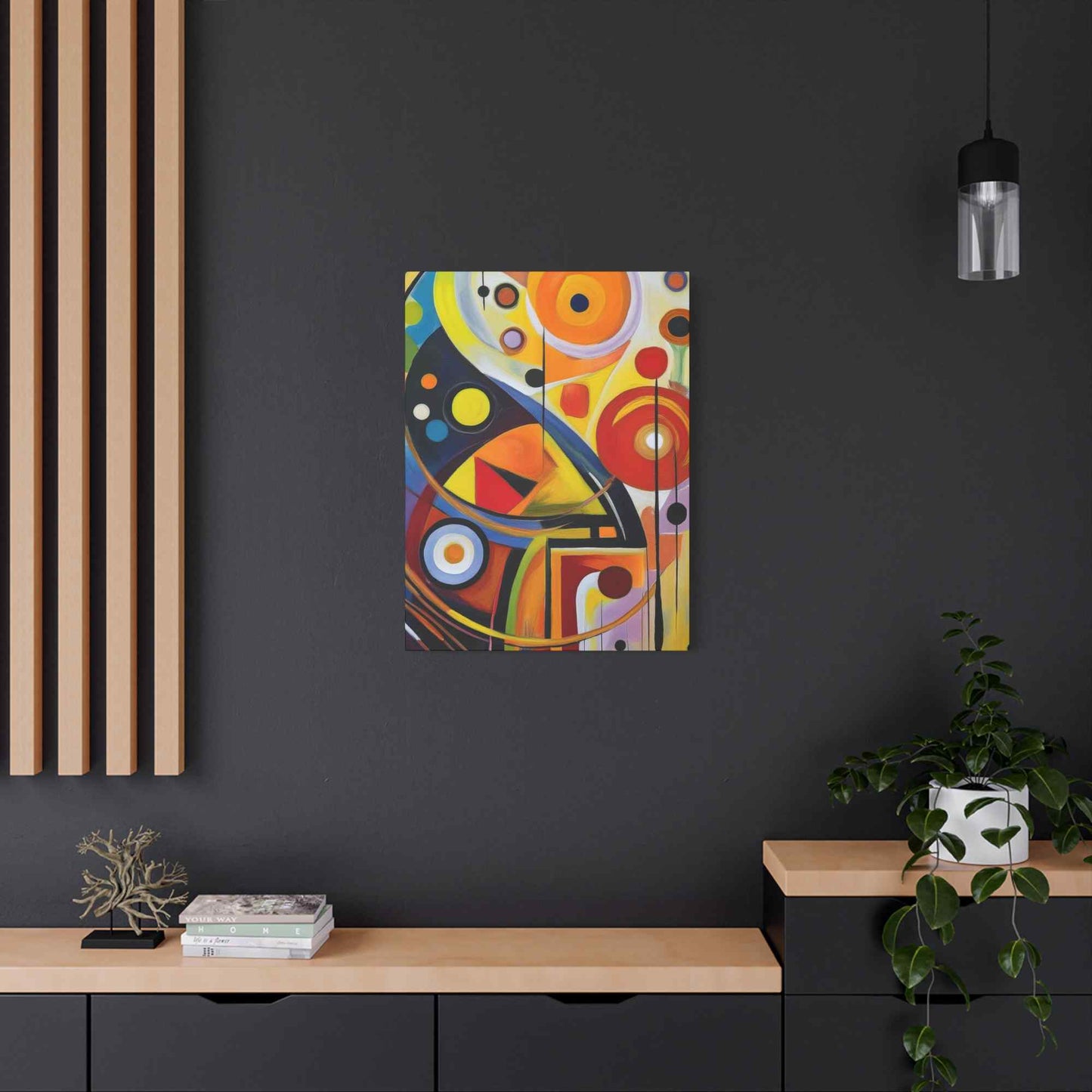 Abstract Painting Print Canvas 20x24,20x30,24x30, 24x32,24x36,30x40, 32x48,36x48,40x60 Pine-Wood Inner Frame ABS-7