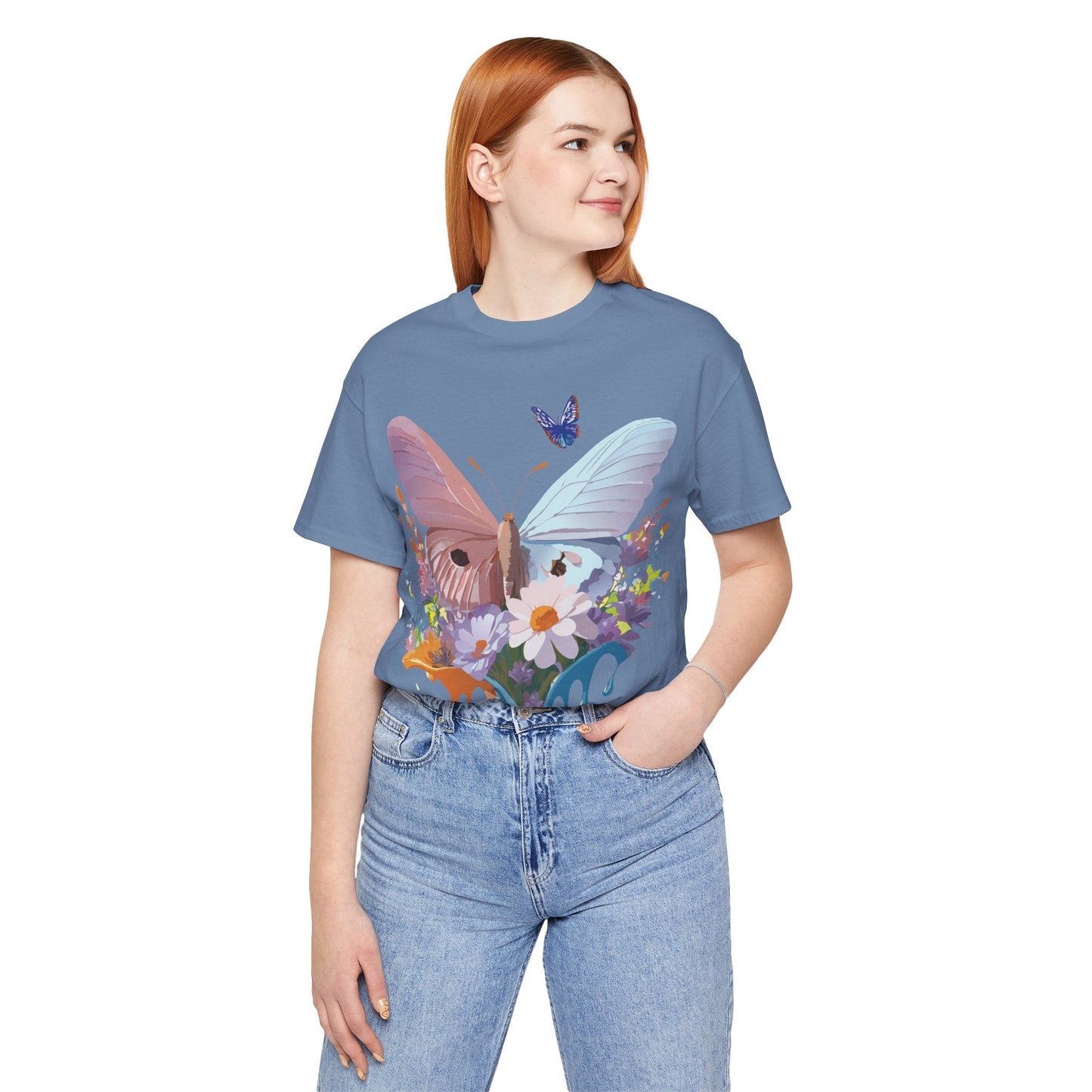 Butterfly Graphic Tee Unisex Jersey Short Sleeve Artwork By Adelpha