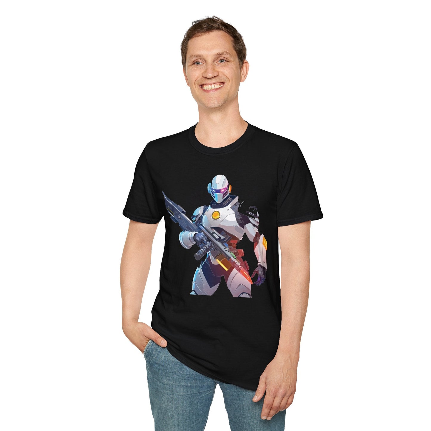 Unisex Robocop T Shirt Graphic With Classic Robocop Design Softstyle 100 Cotton Tee