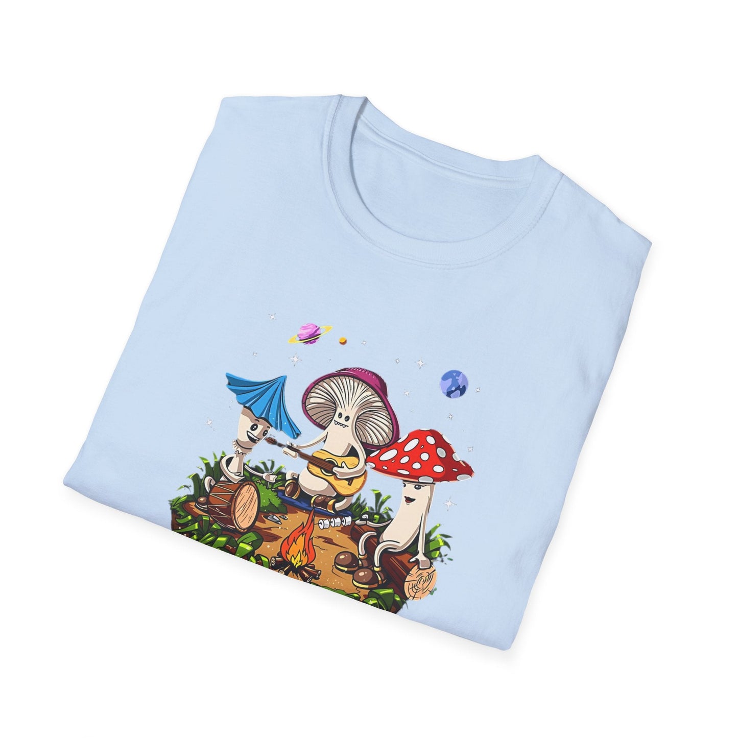 Mashroom Tee Shirt Unisex Funny Mashroom Design Gildan Softstyle 64000 Tee Softstyle Comfort