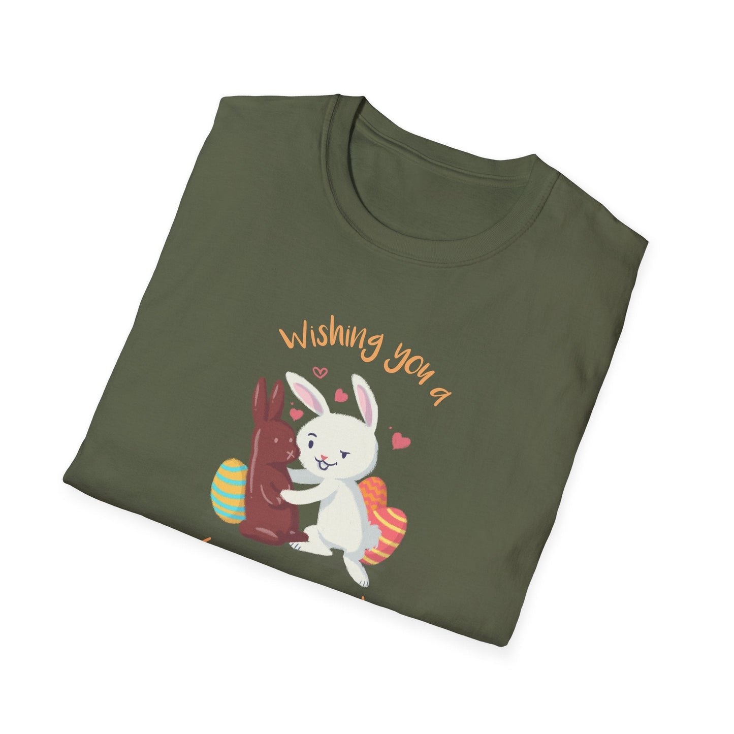 Easter Bunny T Shirt With Easter Signature And Prints Unisex Tee Design For All Occasions