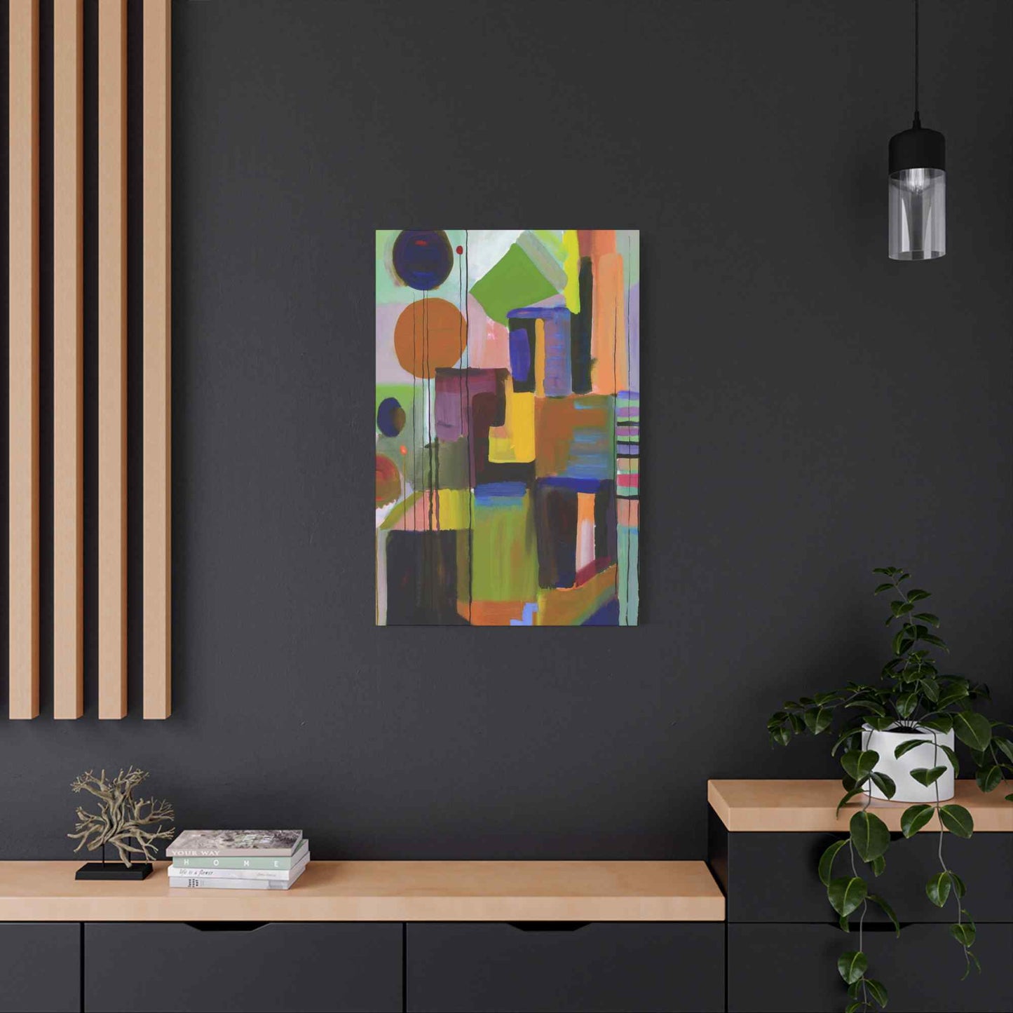 Abstract Painting Print Canvas 20x24,20x30,24x30, 24x32,24x36,30x40, 32x48,36x48,40x60 Pine-Wood Inner Frame ABS-3