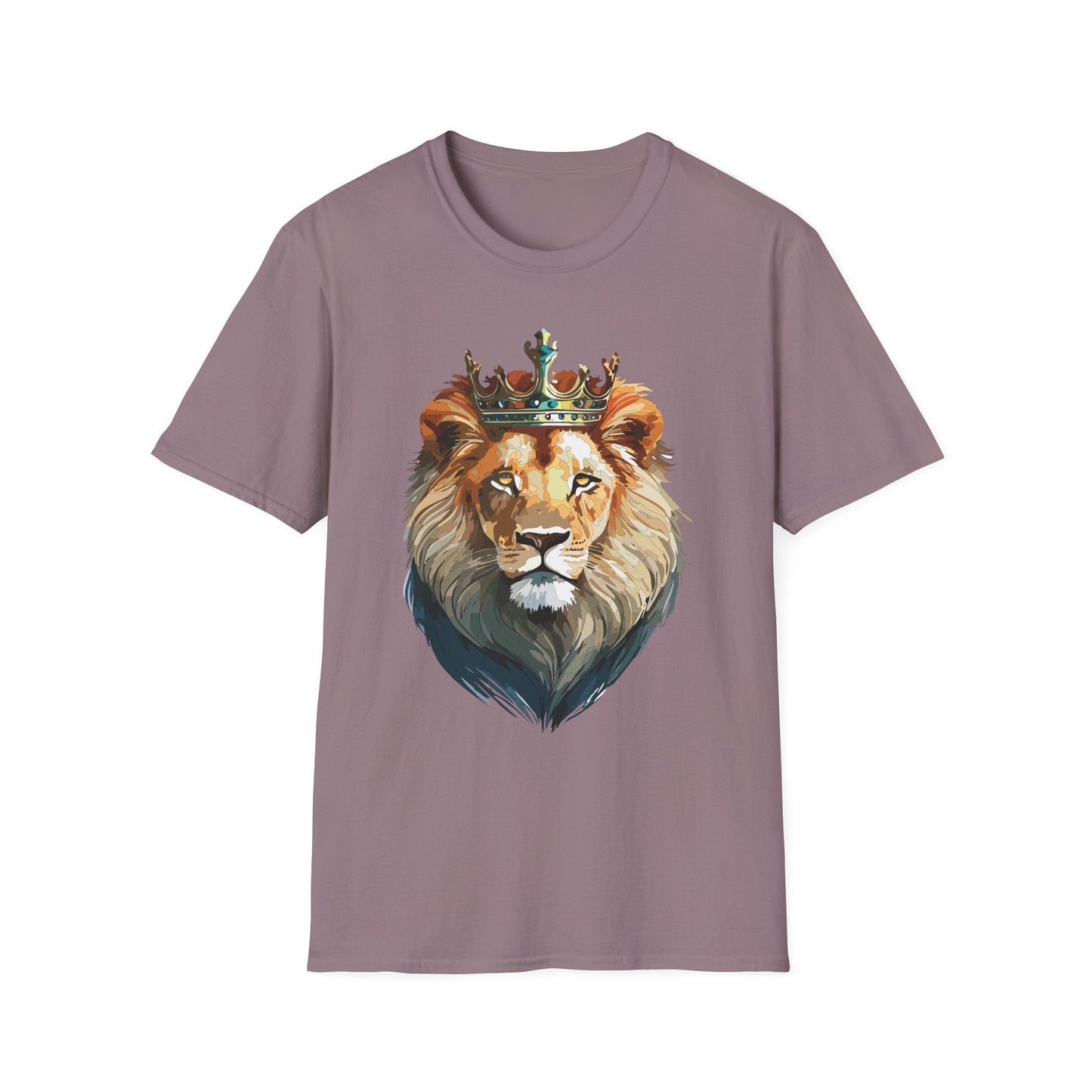 Lion Shirt Unisex Softstyle Tee Gildan 64000 100 Percent Ring Spun Cotton