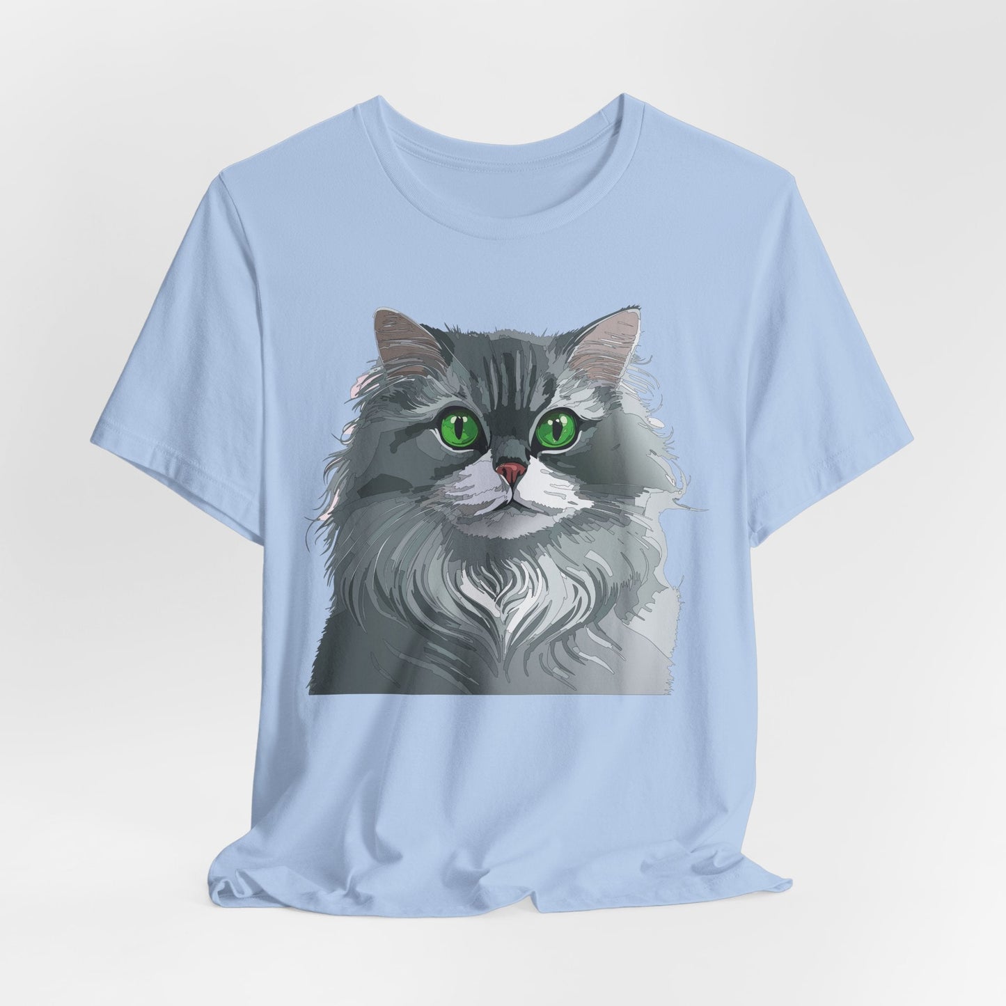 Unisex Animal Shirt With Art Design Animals Tee Short Sleeve Jersey Style Wild Animals Shirt