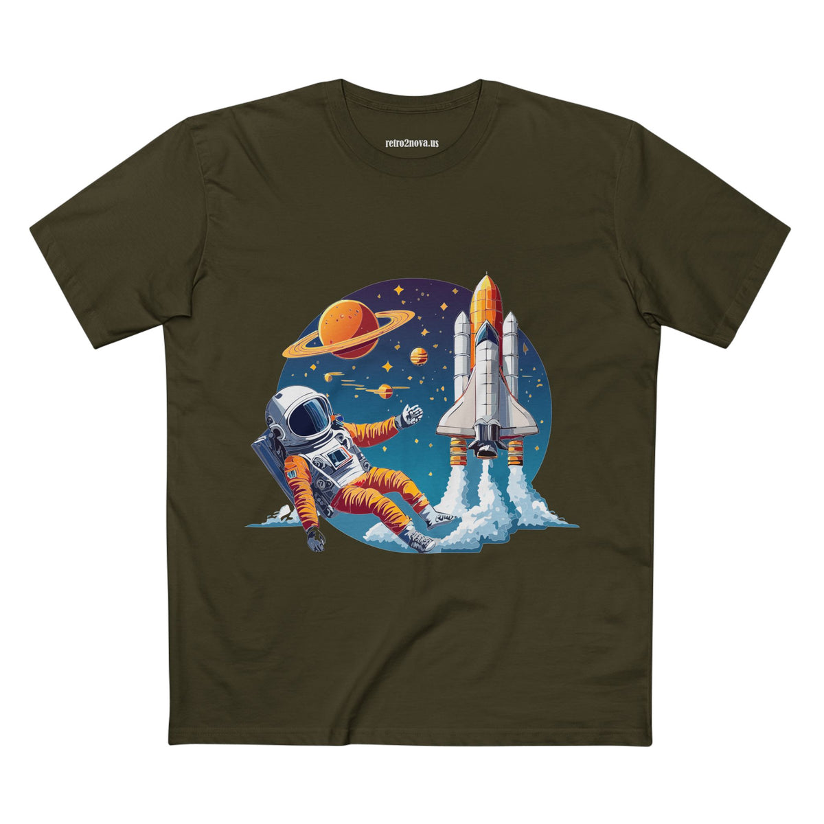 Cosmos Astronaut Graphic Tee Staple Unisex 100 Cotton Tee Shirt - CS-24