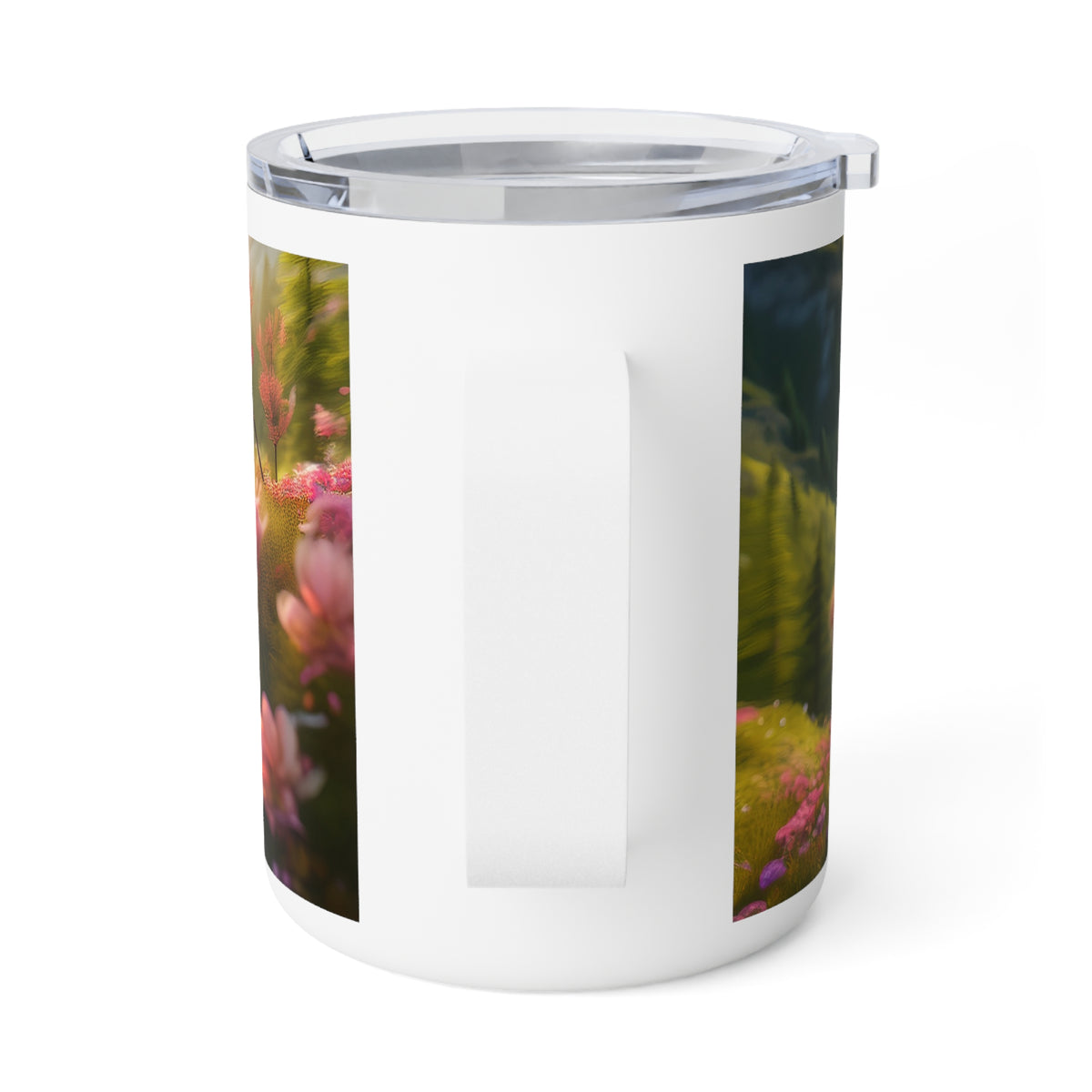 12 Art Design Insulated Coffee Mug Clear Lid 10oz Insulated Coffee Mug 10oz