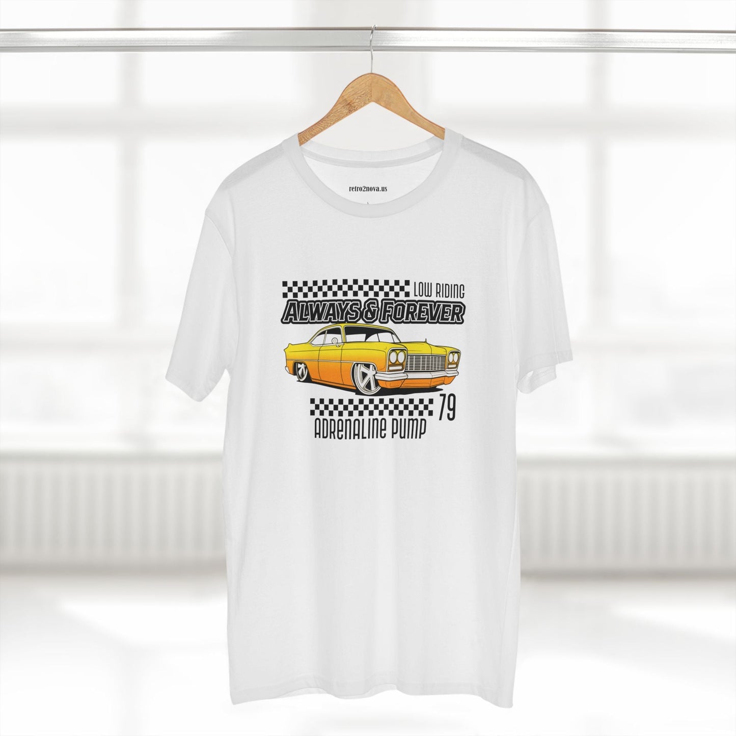 Retro Car Tee Unisex Vintage Car Shirt With Original Art RC-6 Premium Cotton Soft Breathable Comfort