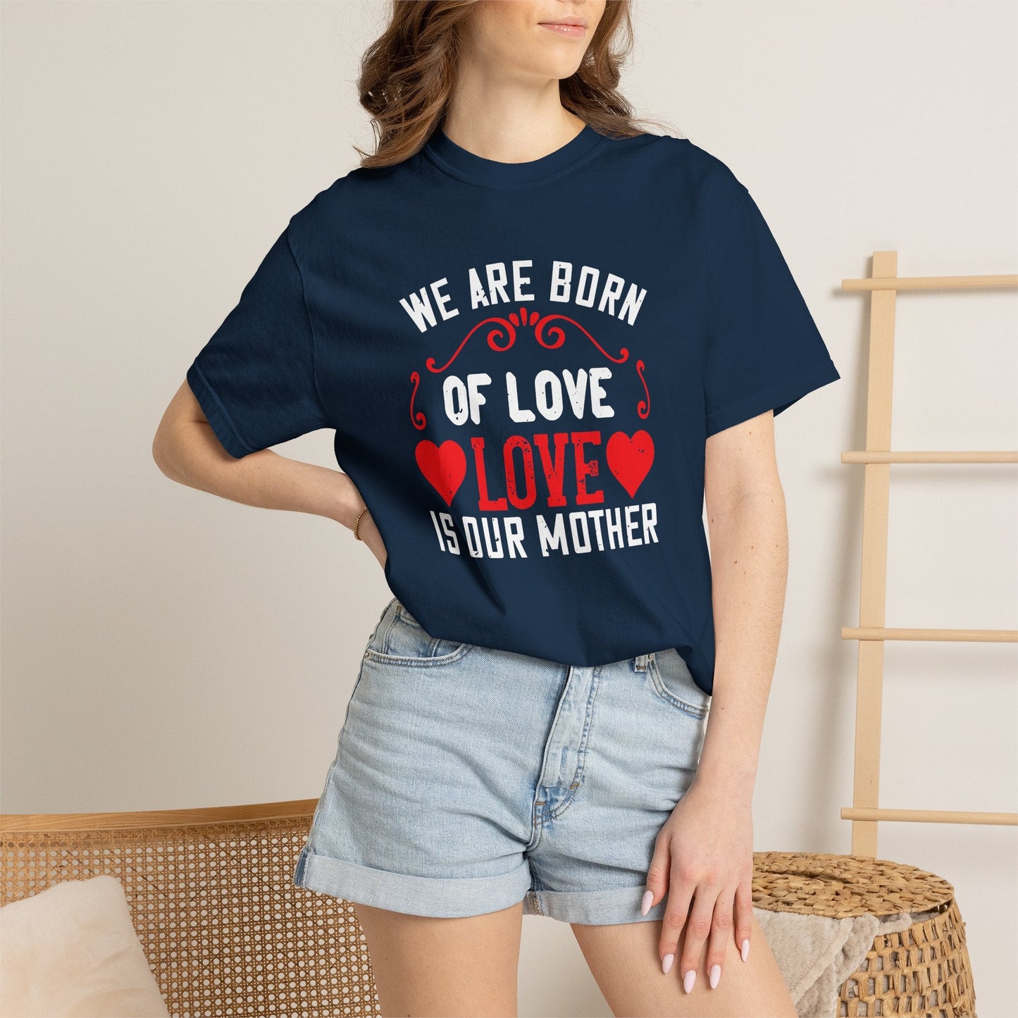 Mom T-shirt Mother Day Mama Tee Unisex Comfort Colors Garment-Dyed Cotton h98