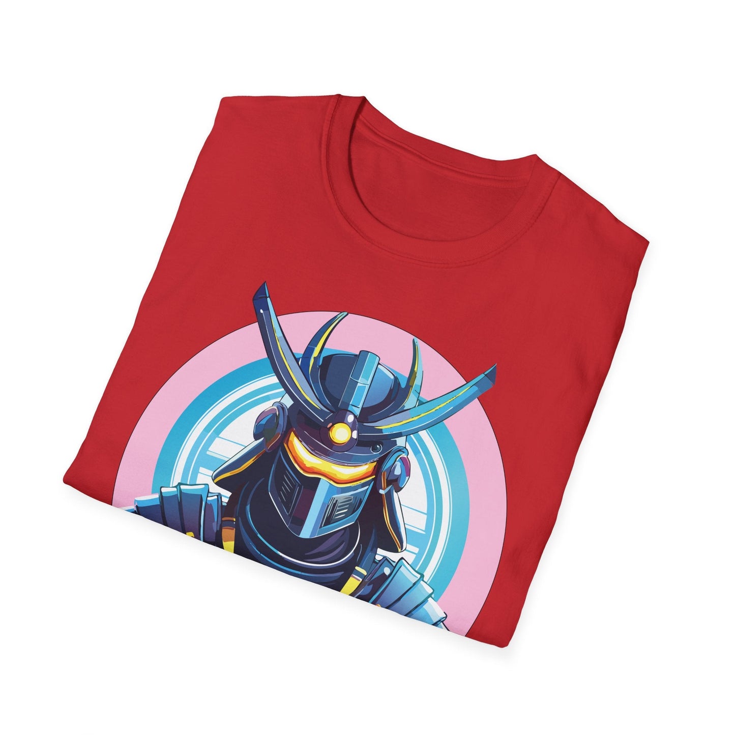 Samurai Shirt Unisex Gildan Softstyle 64000 Tee 100 Percent Ring Spun Cotton Breathable Lightweight