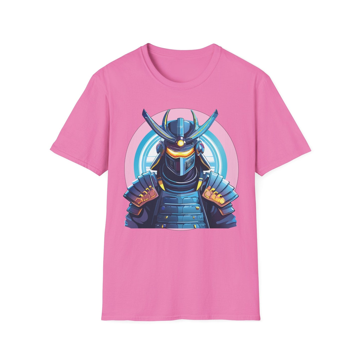 Samurai Shirt Unisex Gildan Softstyle 64000 Tee 100 Percent Ring Spun Cotton Breathable Lightweight